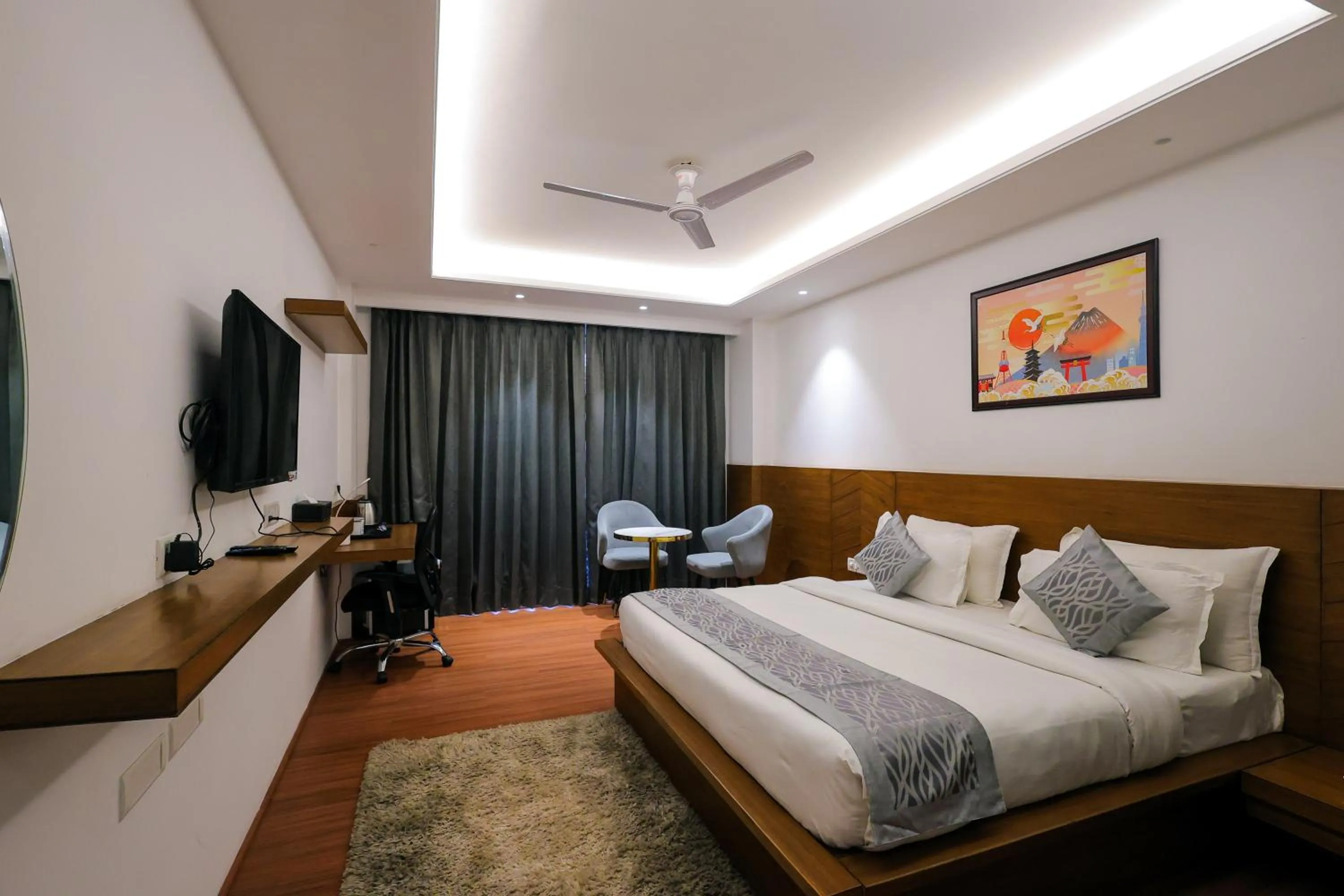 Photo of the whole room, Bed in Nikko Premier - Near Medanta Hospital