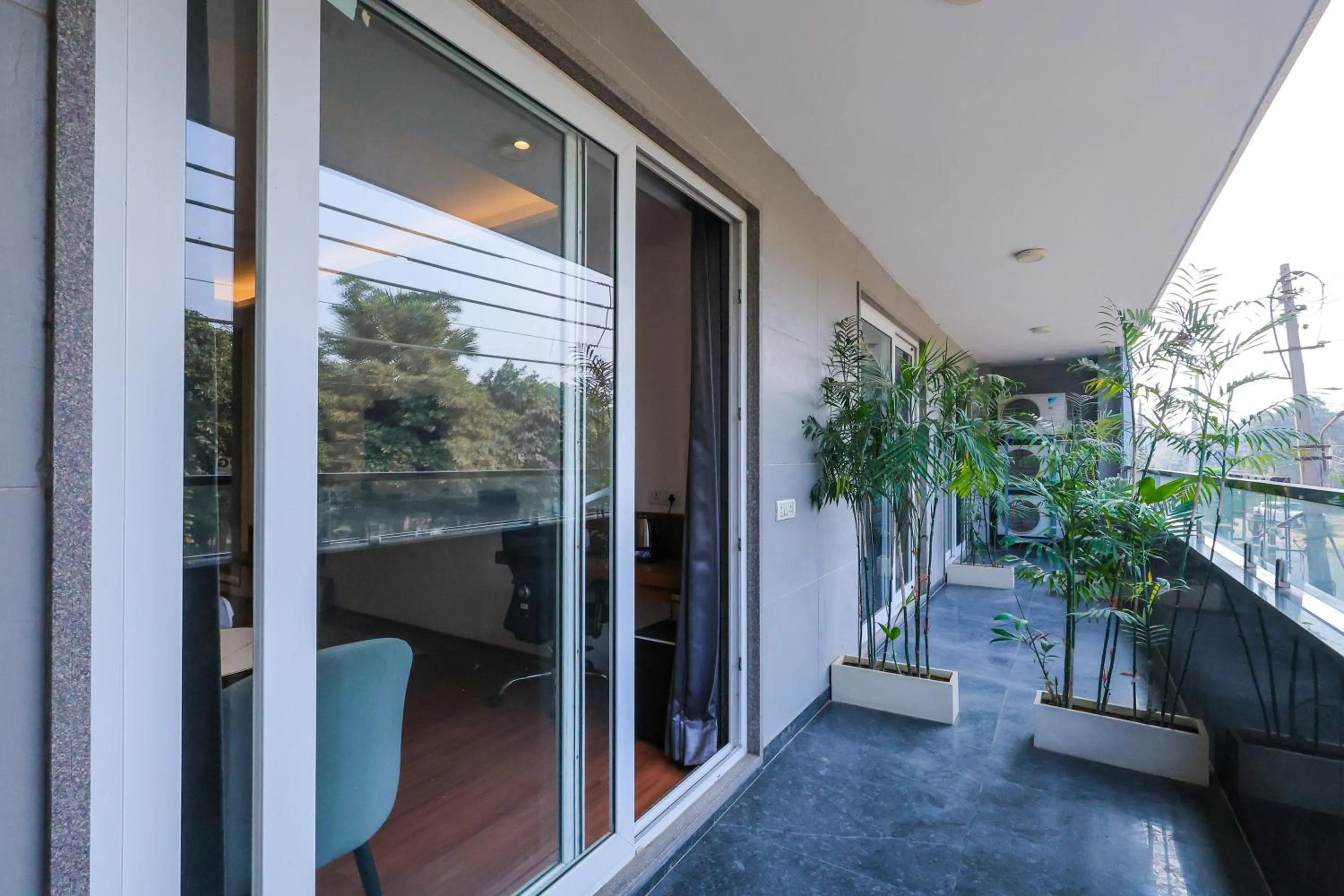 Balcony/Terrace in Nikko Premier - Near Medanta Hospital