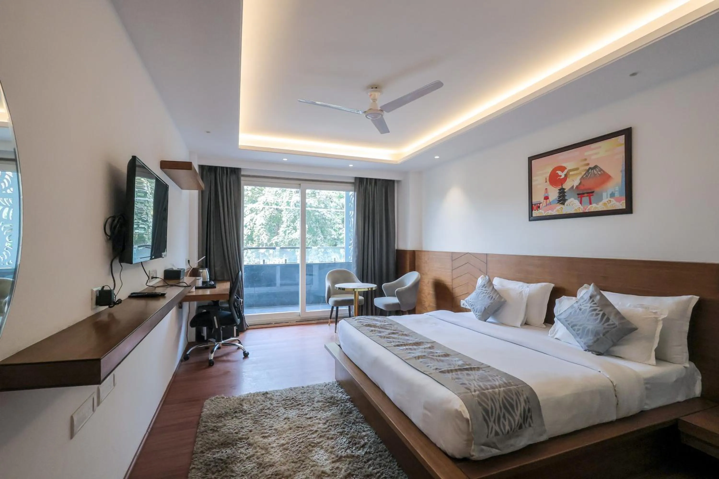 Photo of the whole room, Bed in Nikko Premier - Near Medanta Hospital