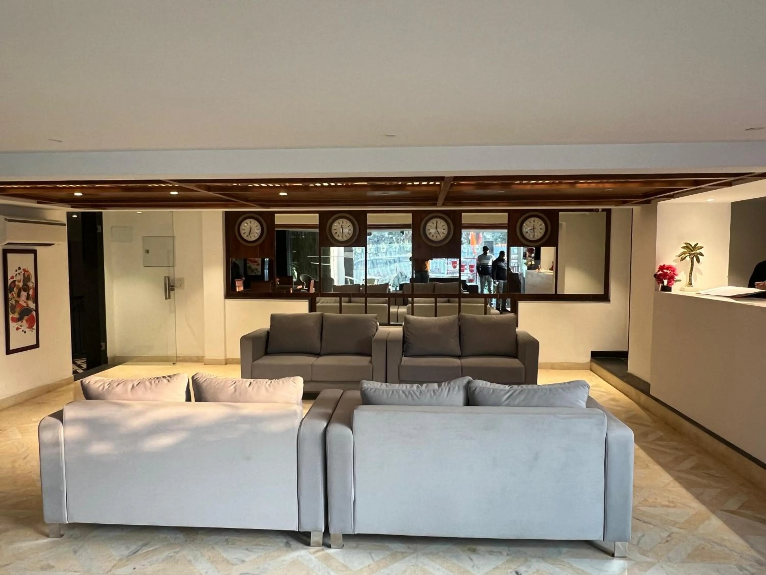 Seating area in Nikko Premier - Near Medanta Hospital