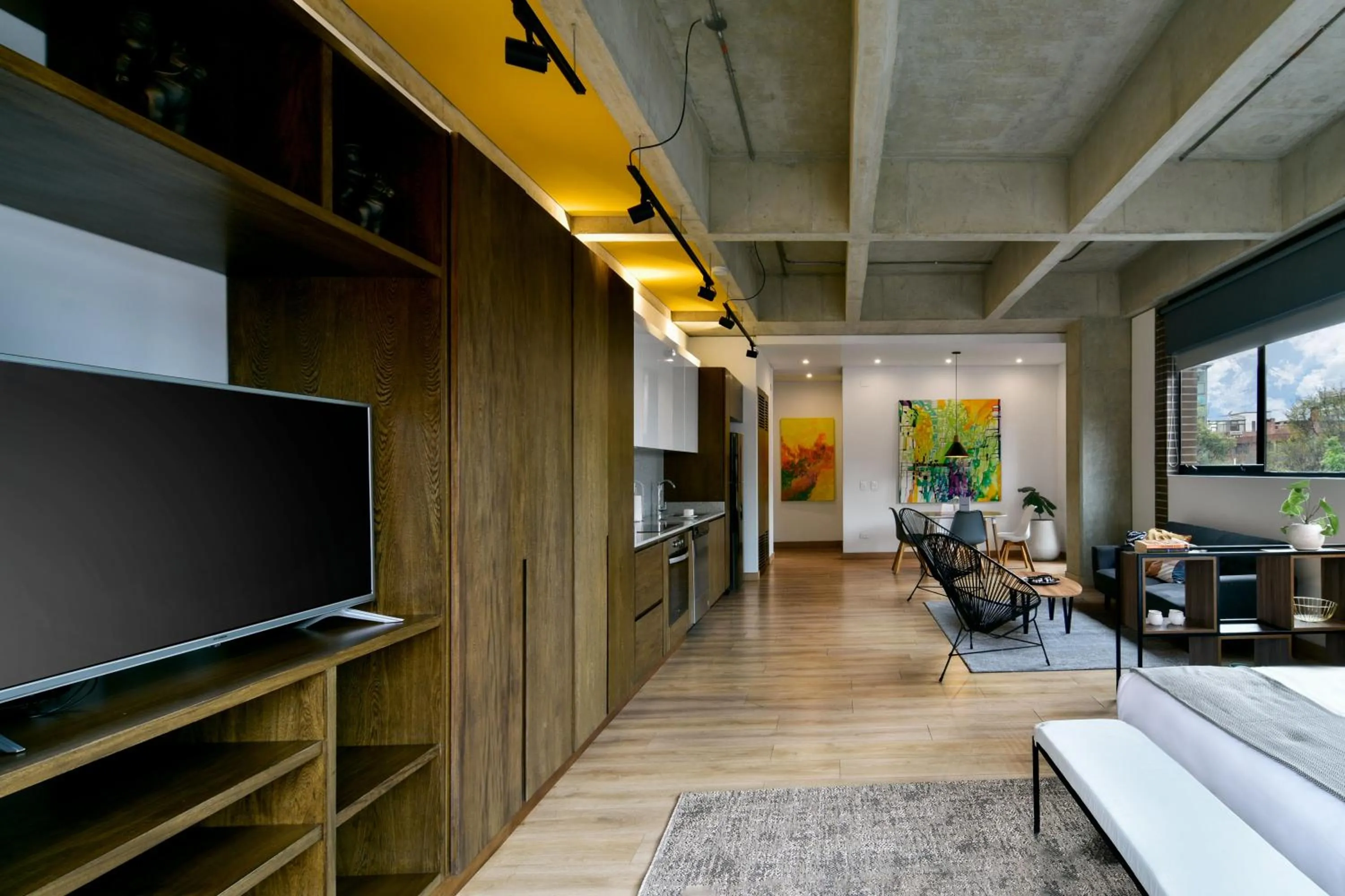 Living room in Canvas By Wynwood House