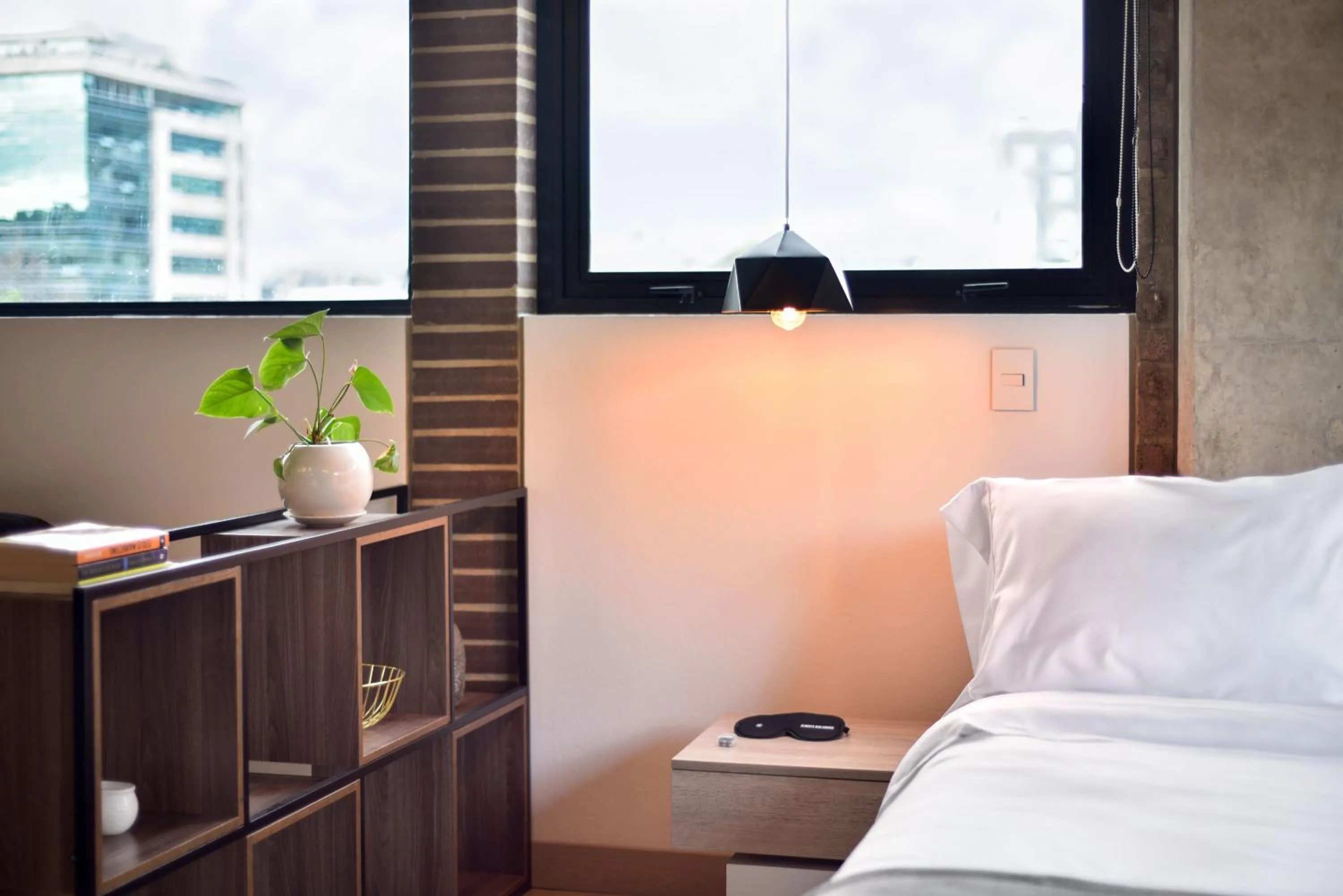 Bedroom, Bed in Canvas By Wynwood House