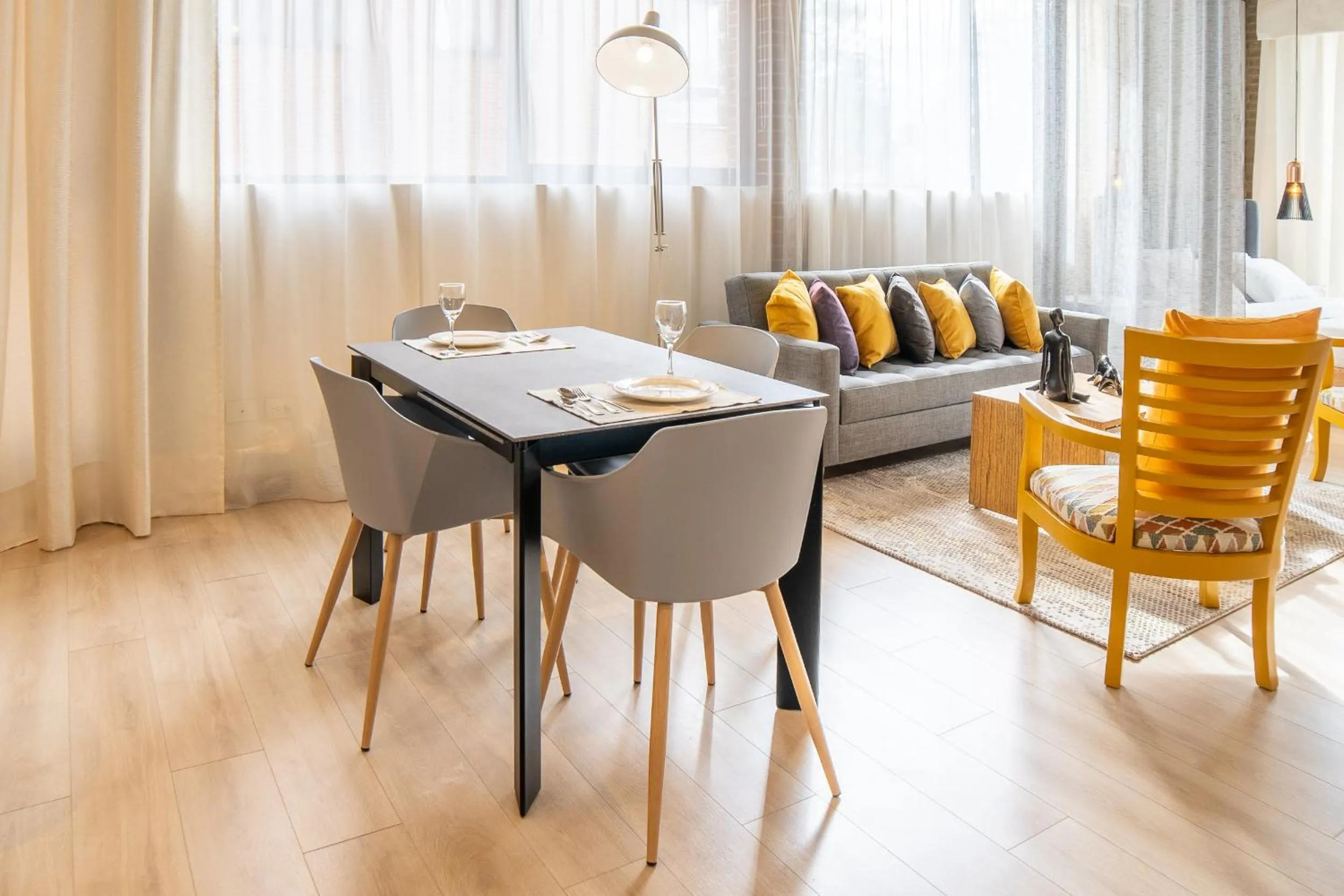 Dining area in Canvas By Wynwood House