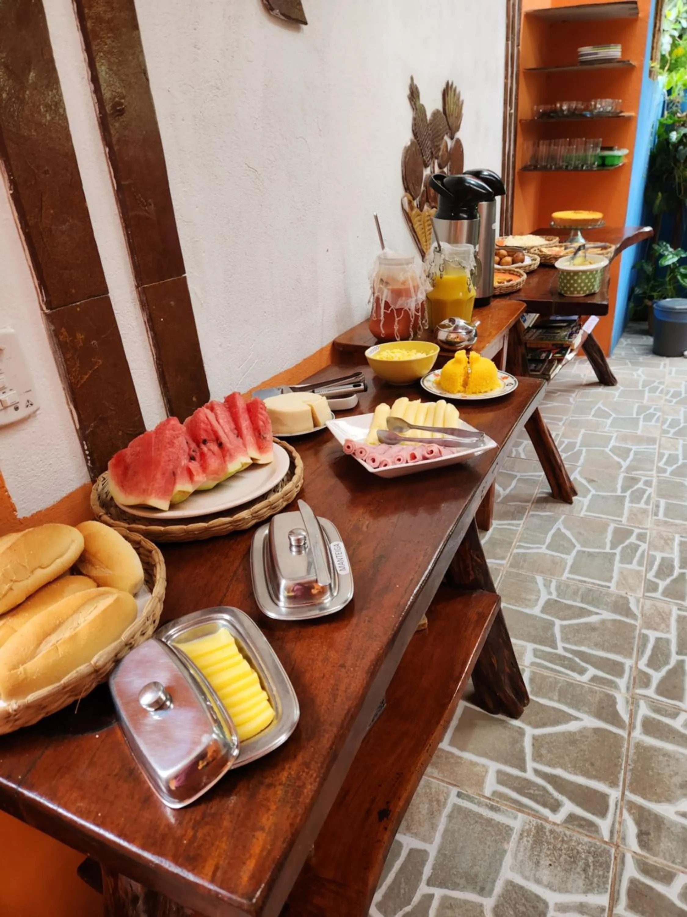 Breakfast in Pousada Velho Garimpo