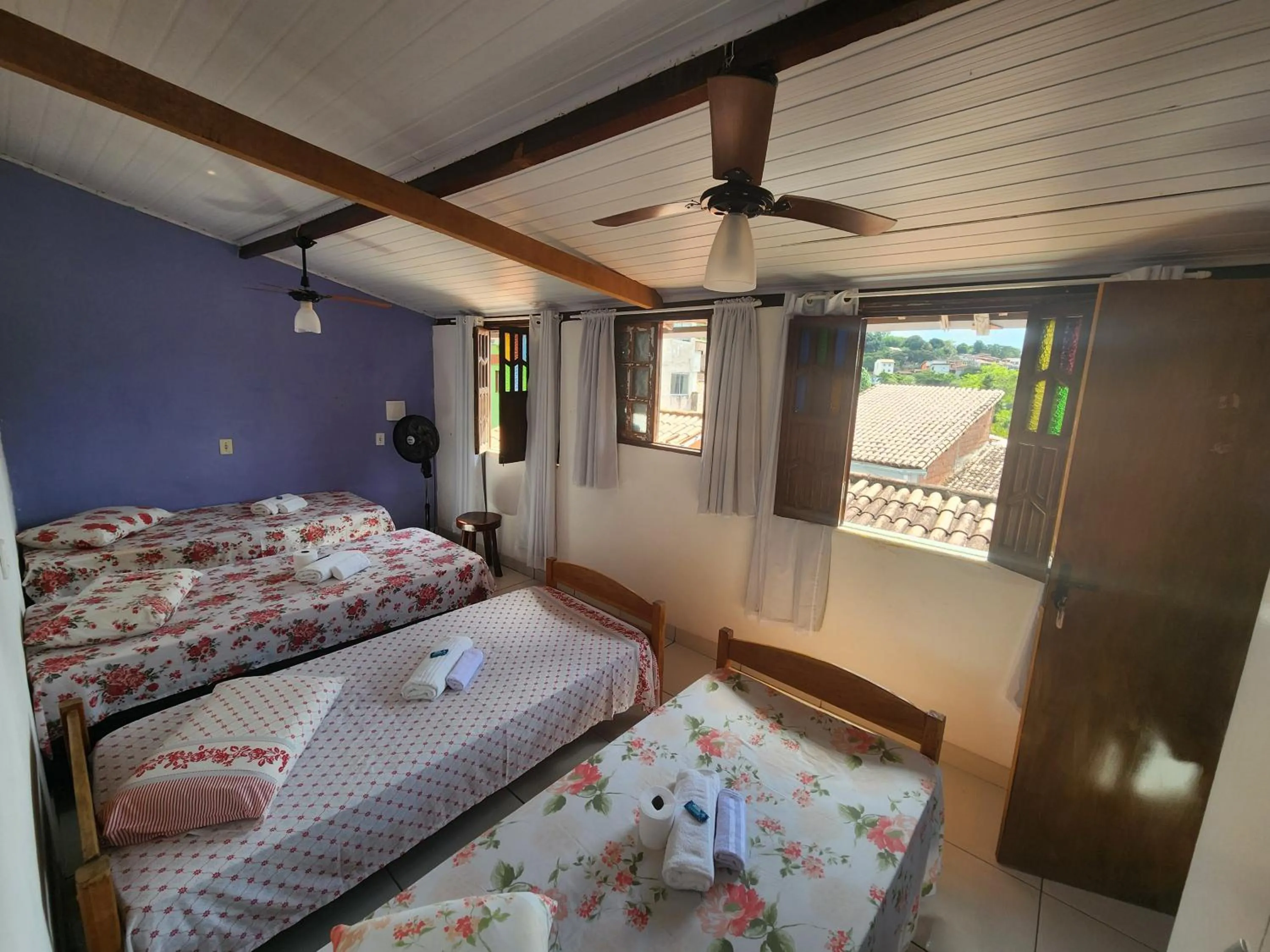 Bed in Pousada Velho Garimpo