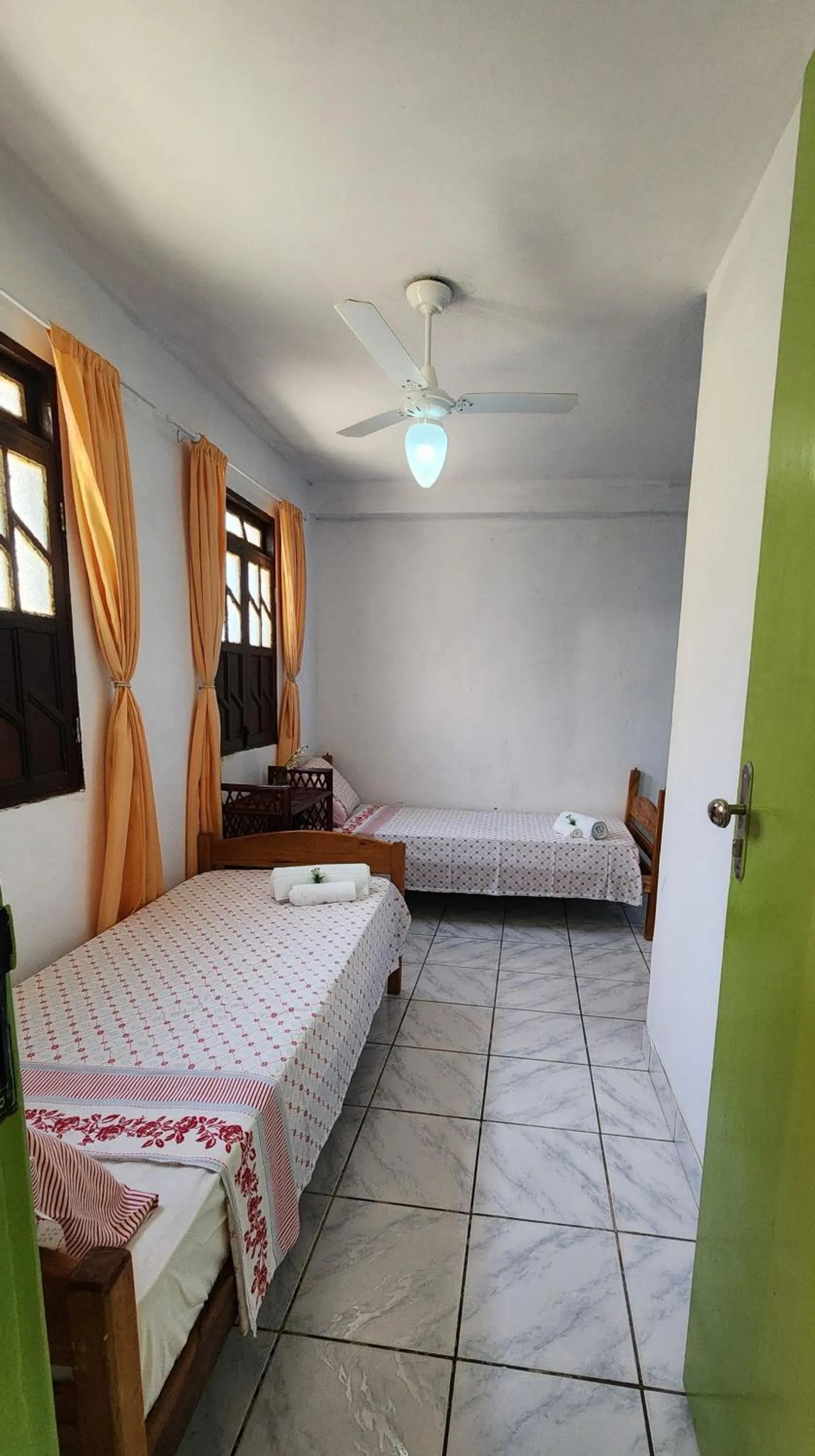 Bed in Pousada Velho Garimpo