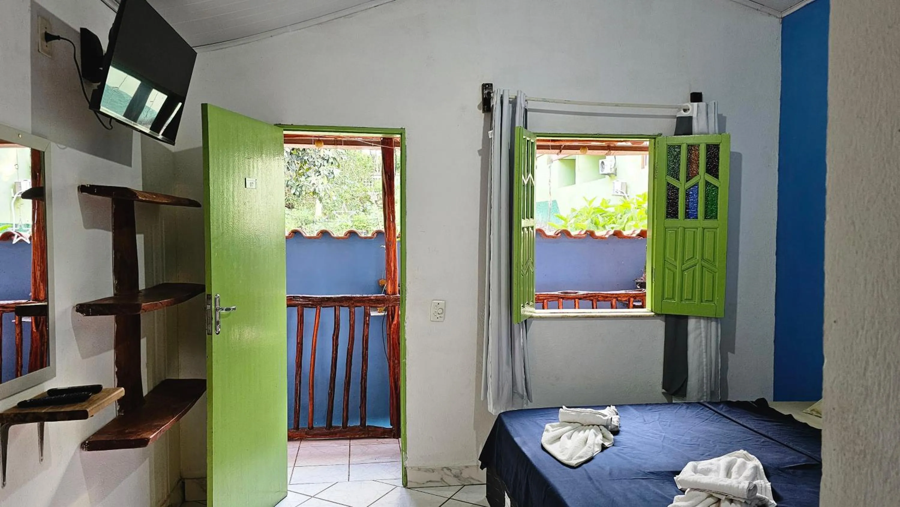 Bedroom, Bed in Pousada Velho Garimpo
