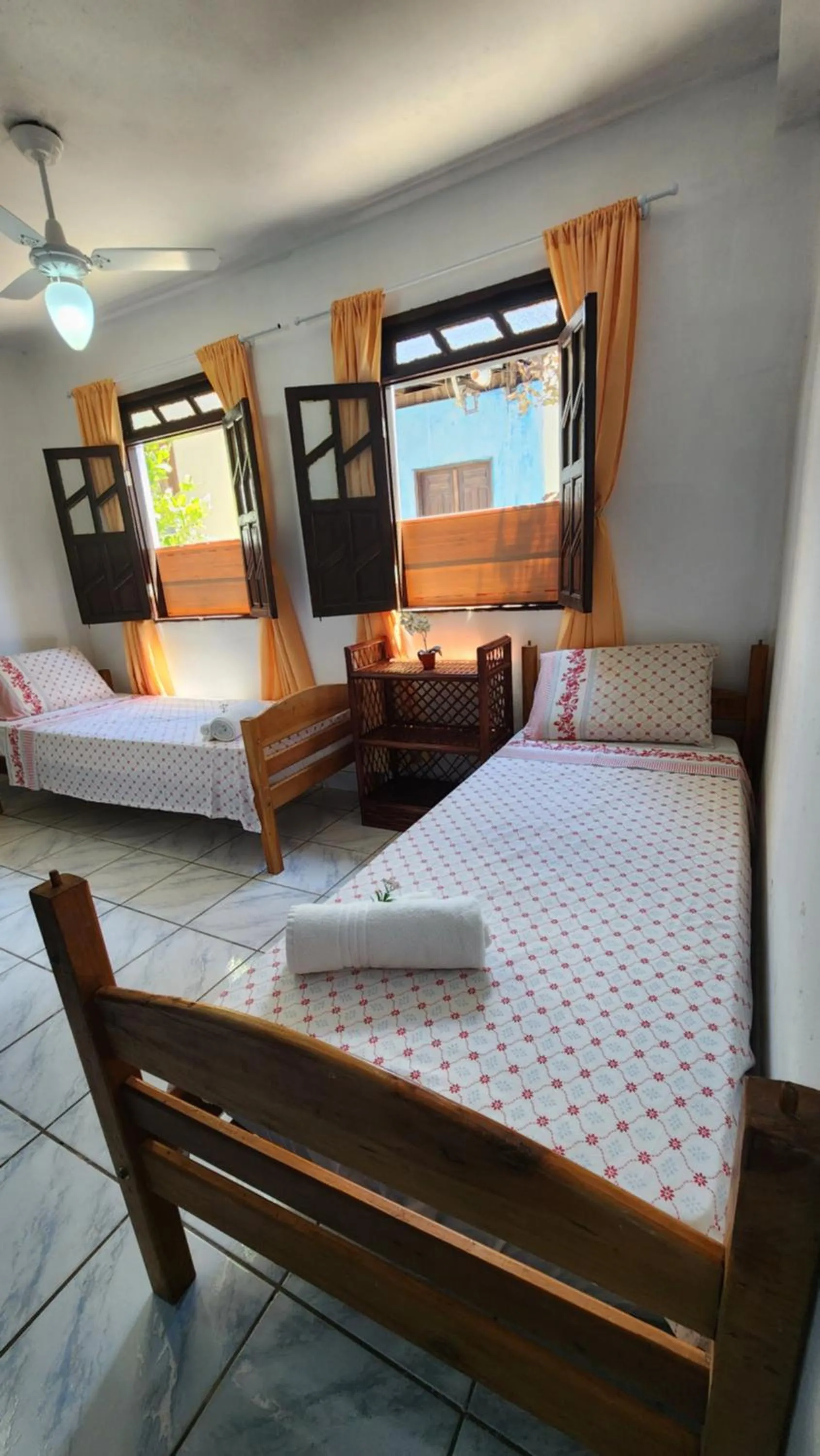 Bed in Pousada Velho Garimpo