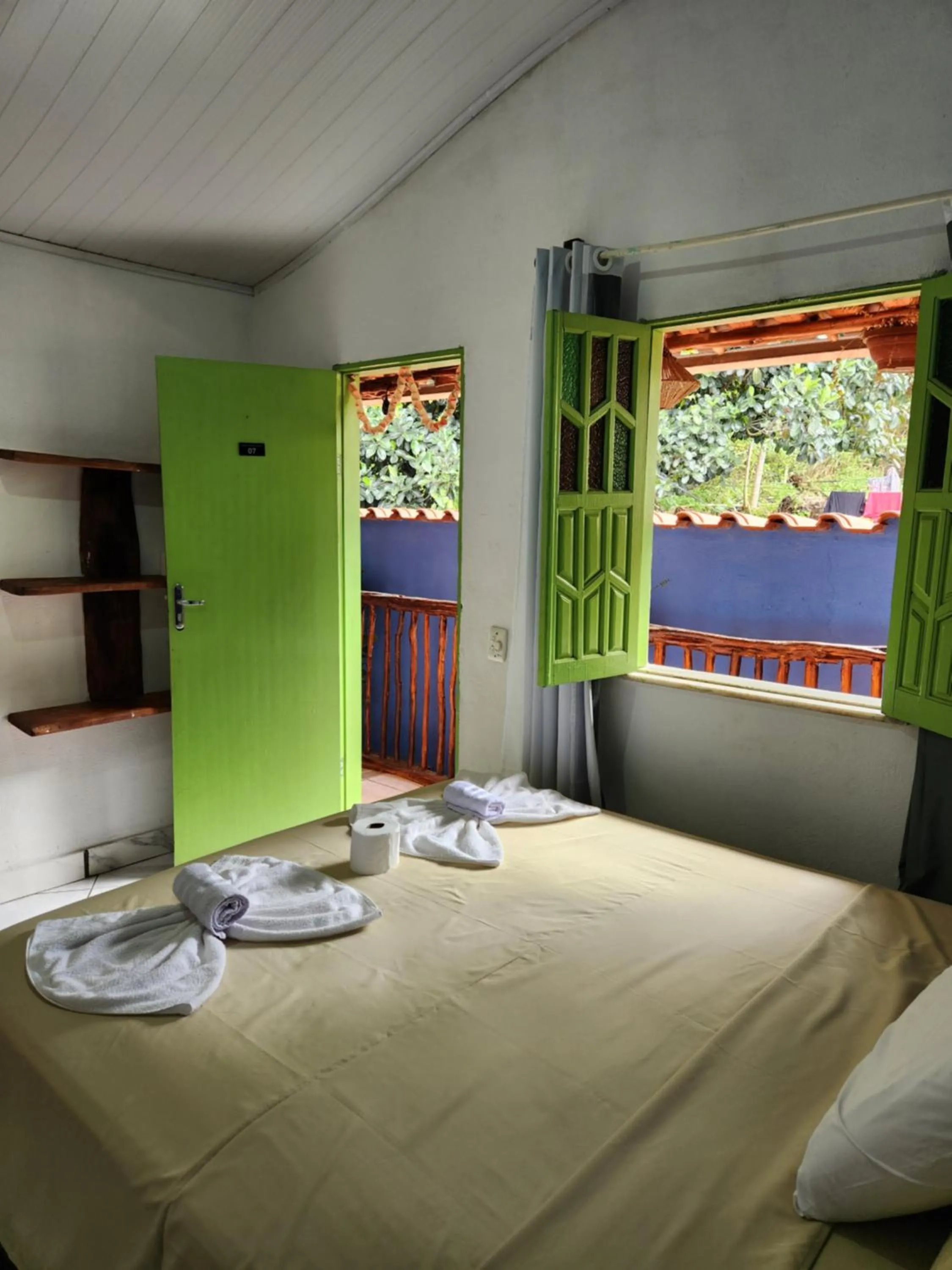 Bedroom, Bed in Pousada Velho Garimpo