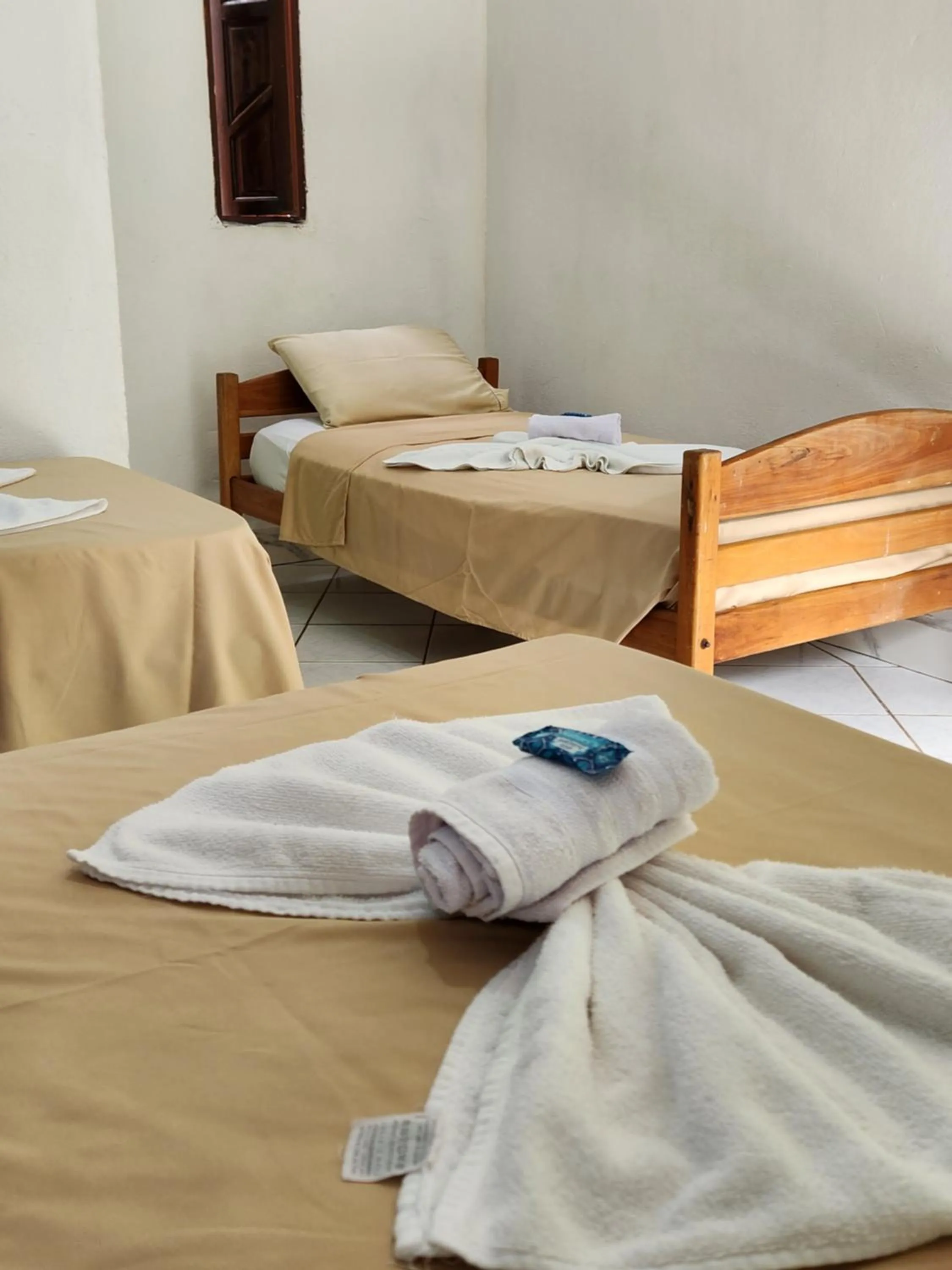 Bed in Pousada Velho Garimpo