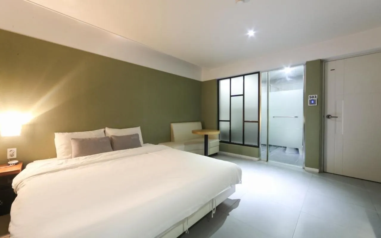 Bed in Yeonsan Oops Hotel