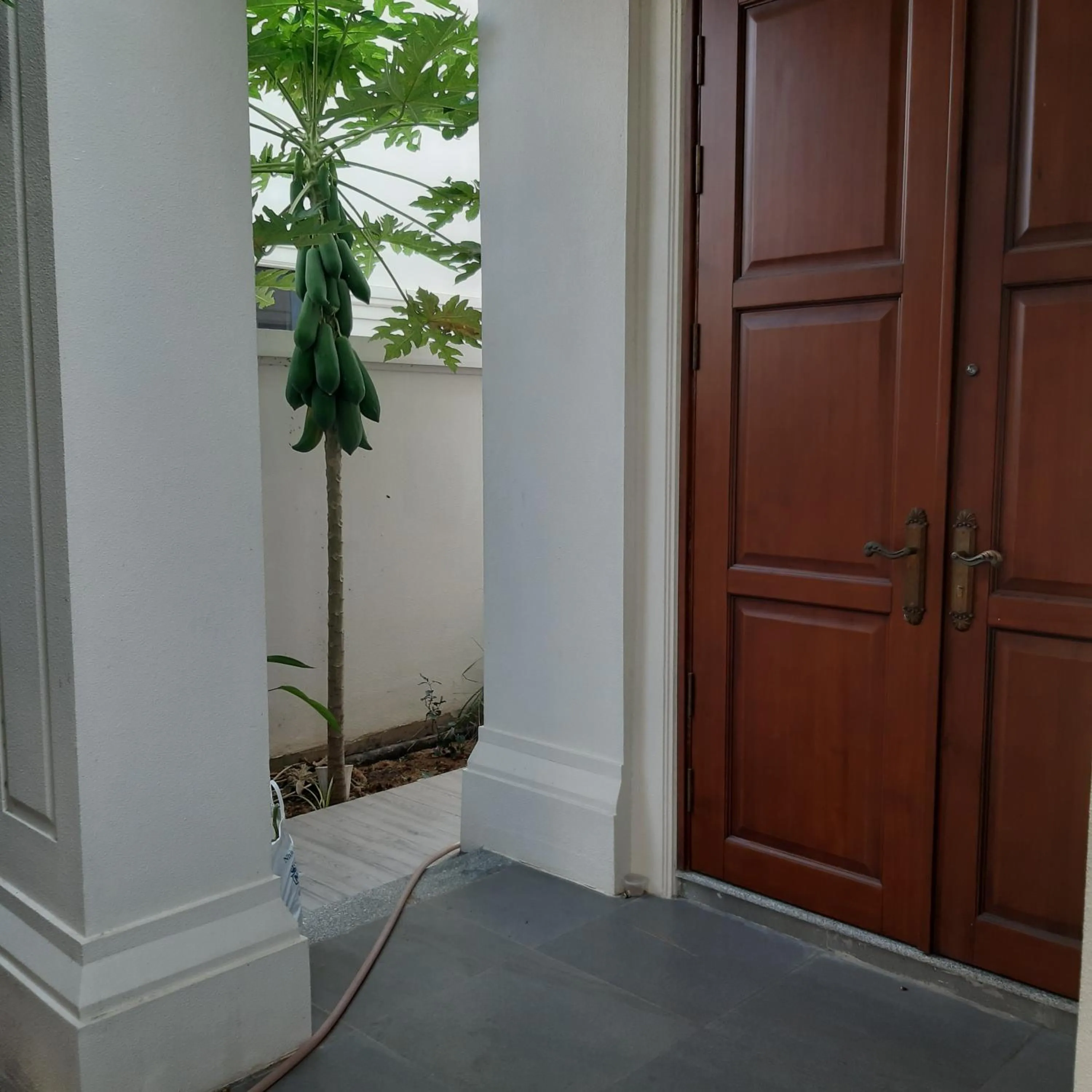 Patio in Thong Dong Homestay