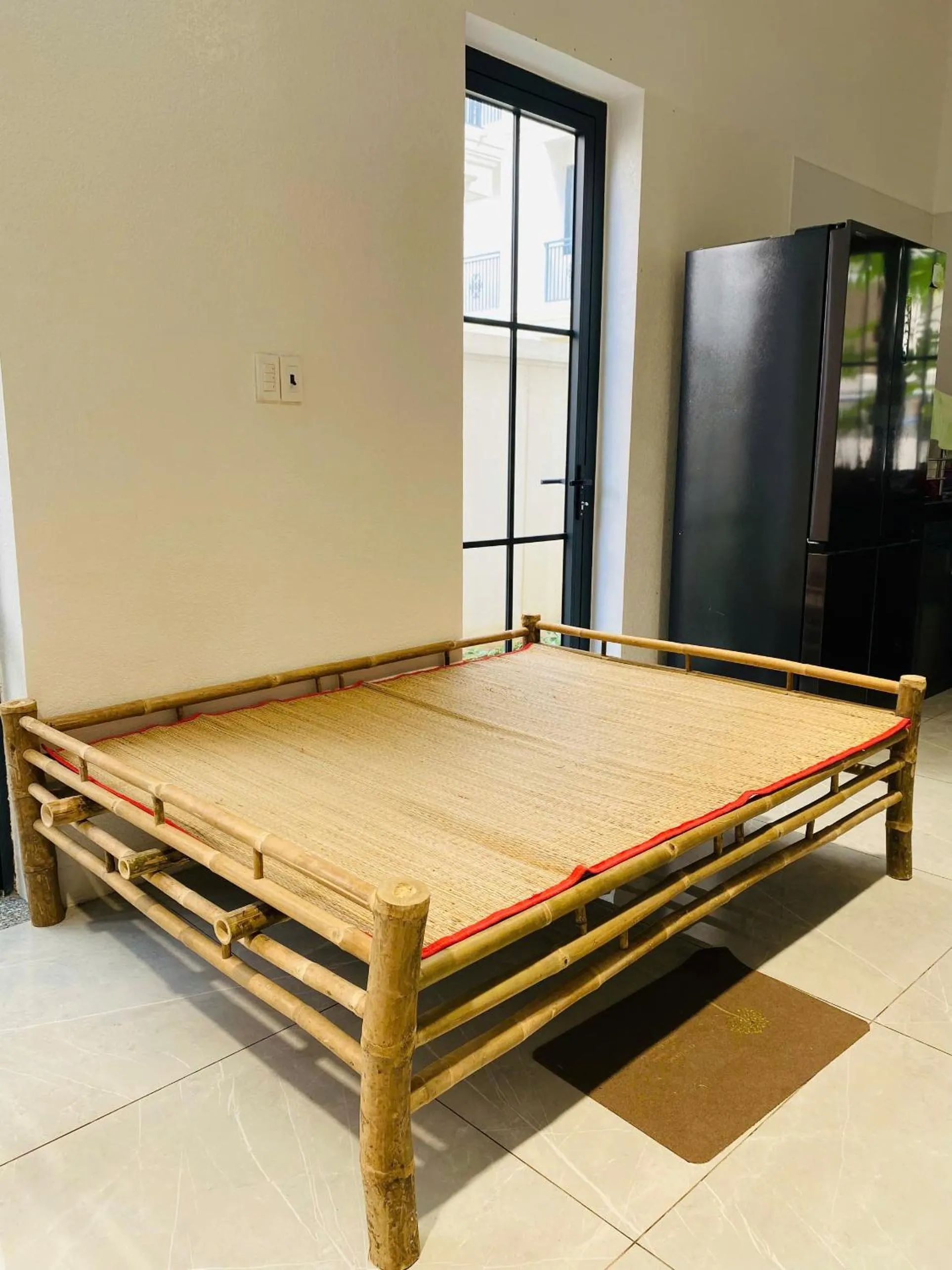 Bed in Thong Dong Homestay