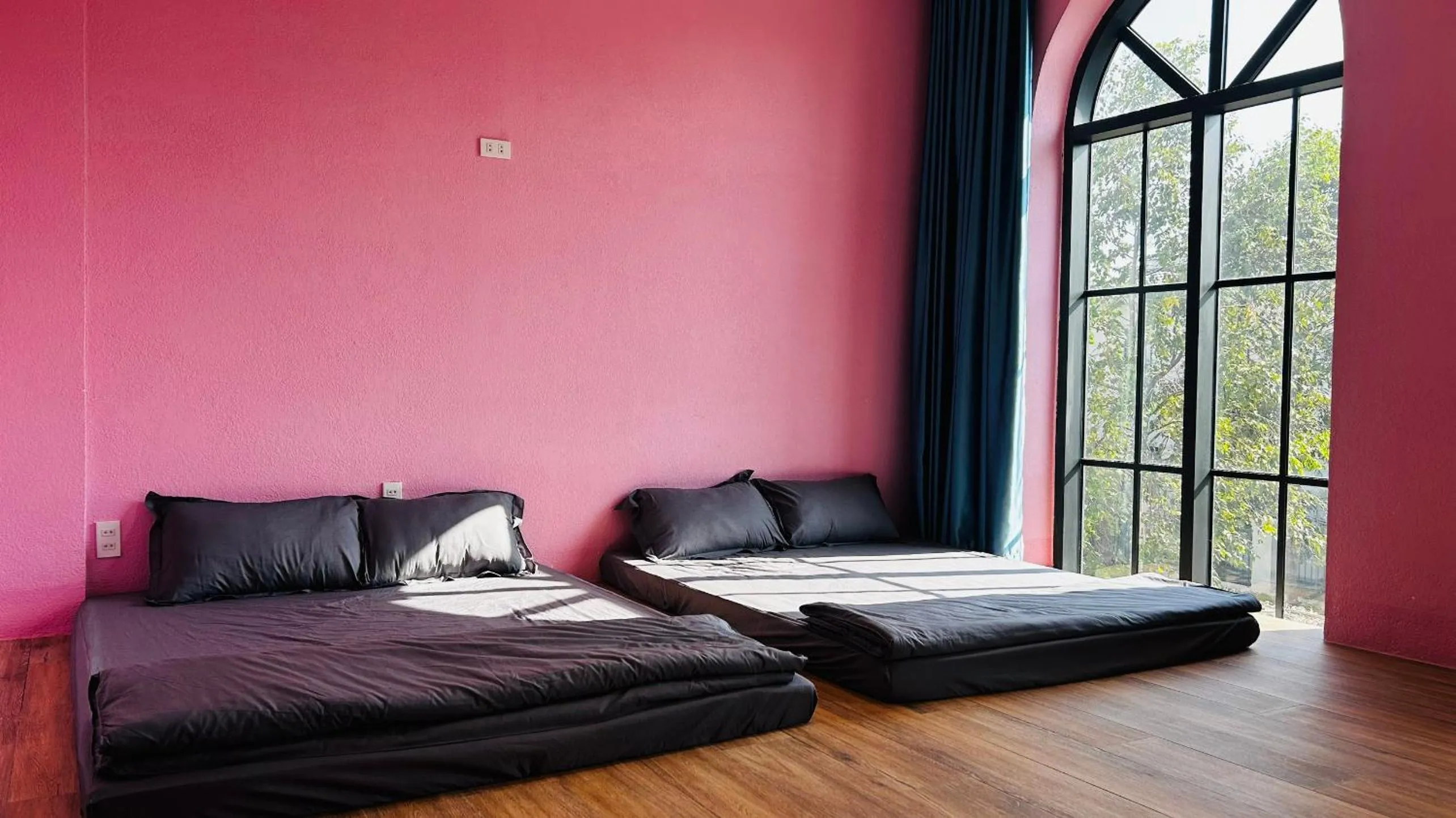 Bed in Thong Dong Homestay