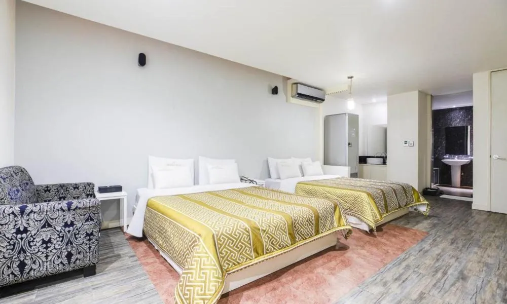 Bed in Dongtan BobosHotel