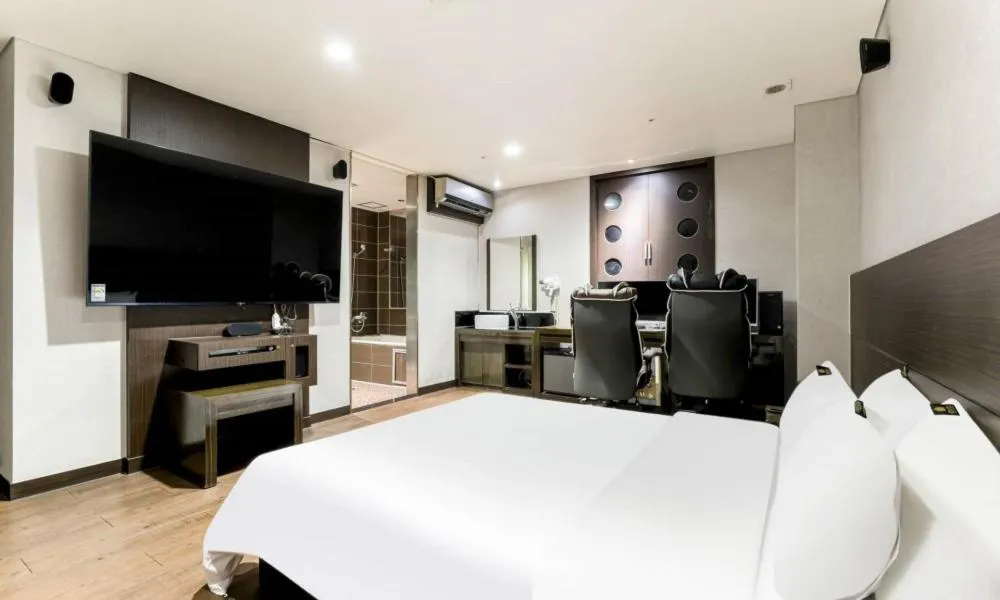 Bed in Dongtan BobosHotel