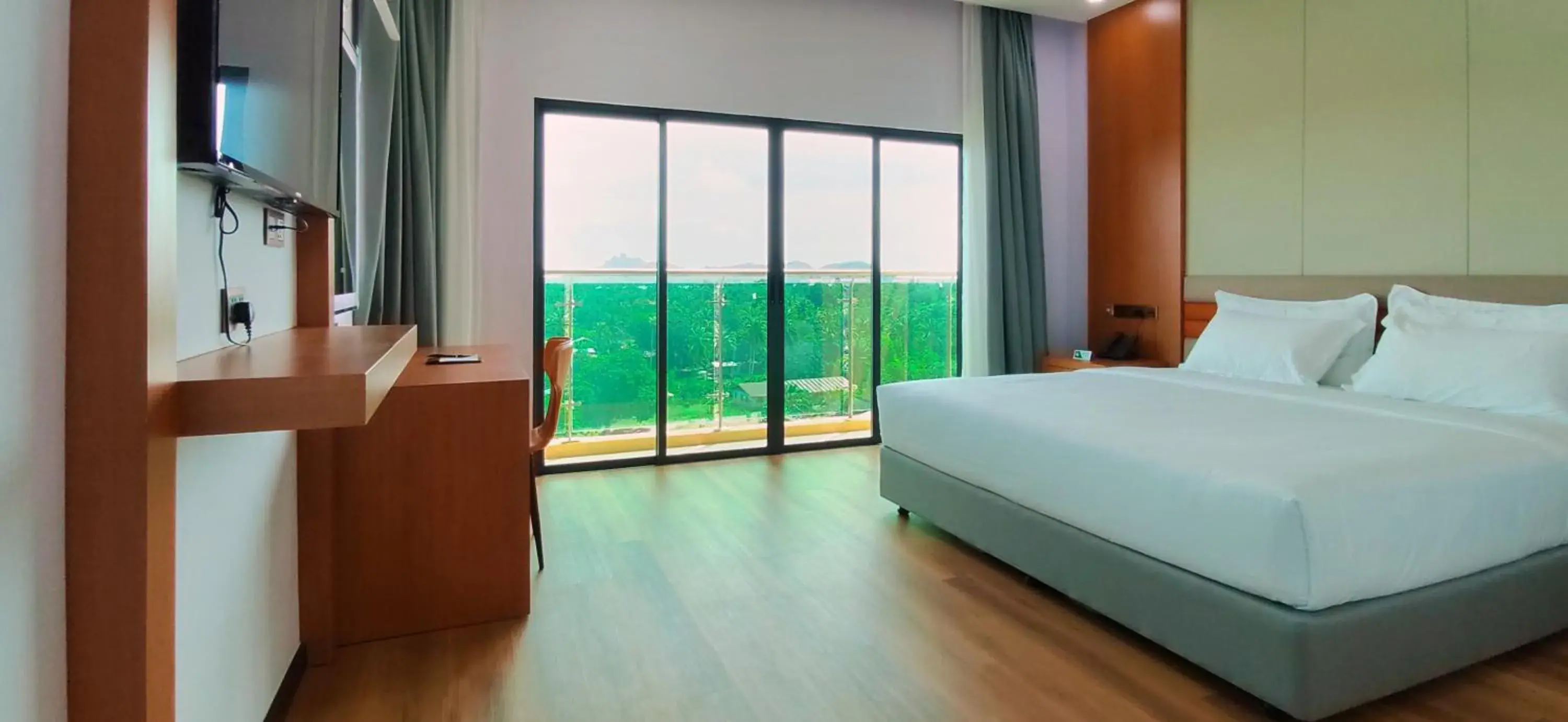 Bed in Hotel Kapalai Semporna Bed in Hotel Kapalai Semporna