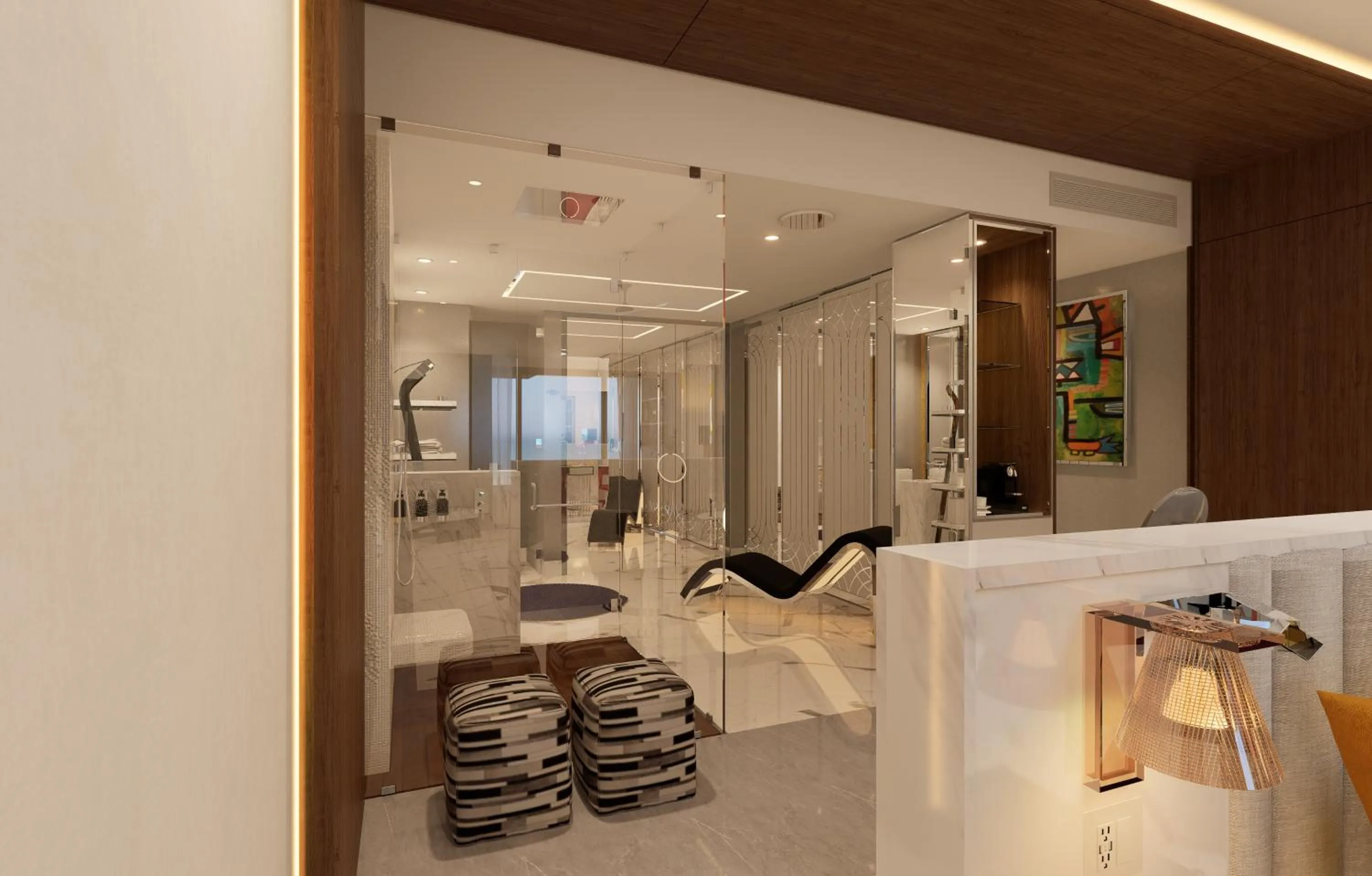 Toilet in Hotel Mousai Cancun Adults Only