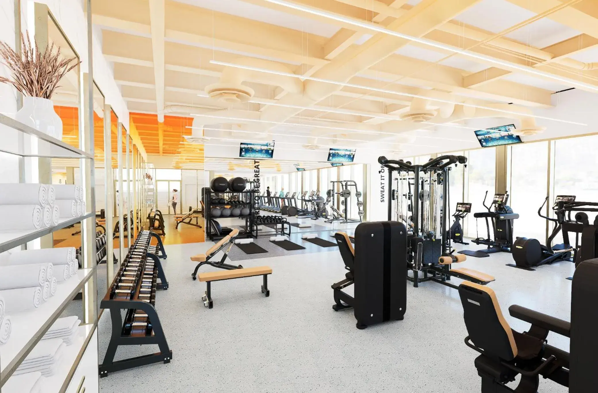 Fitness centre/facilities in Hotel Mousai Cancun Adults Only Fitness centre/facilities in Hotel Mousai Cancun Adults Only