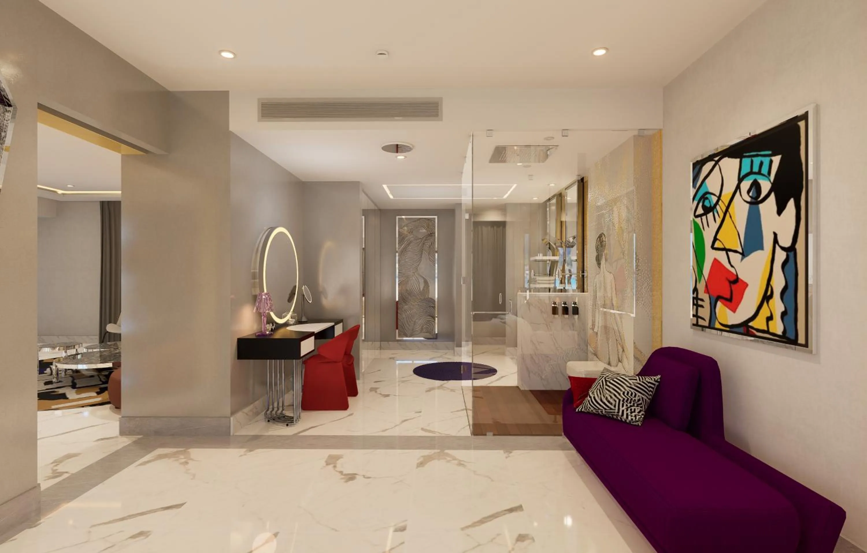 Bathroom in Hotel Mousai Cancun Adults Only