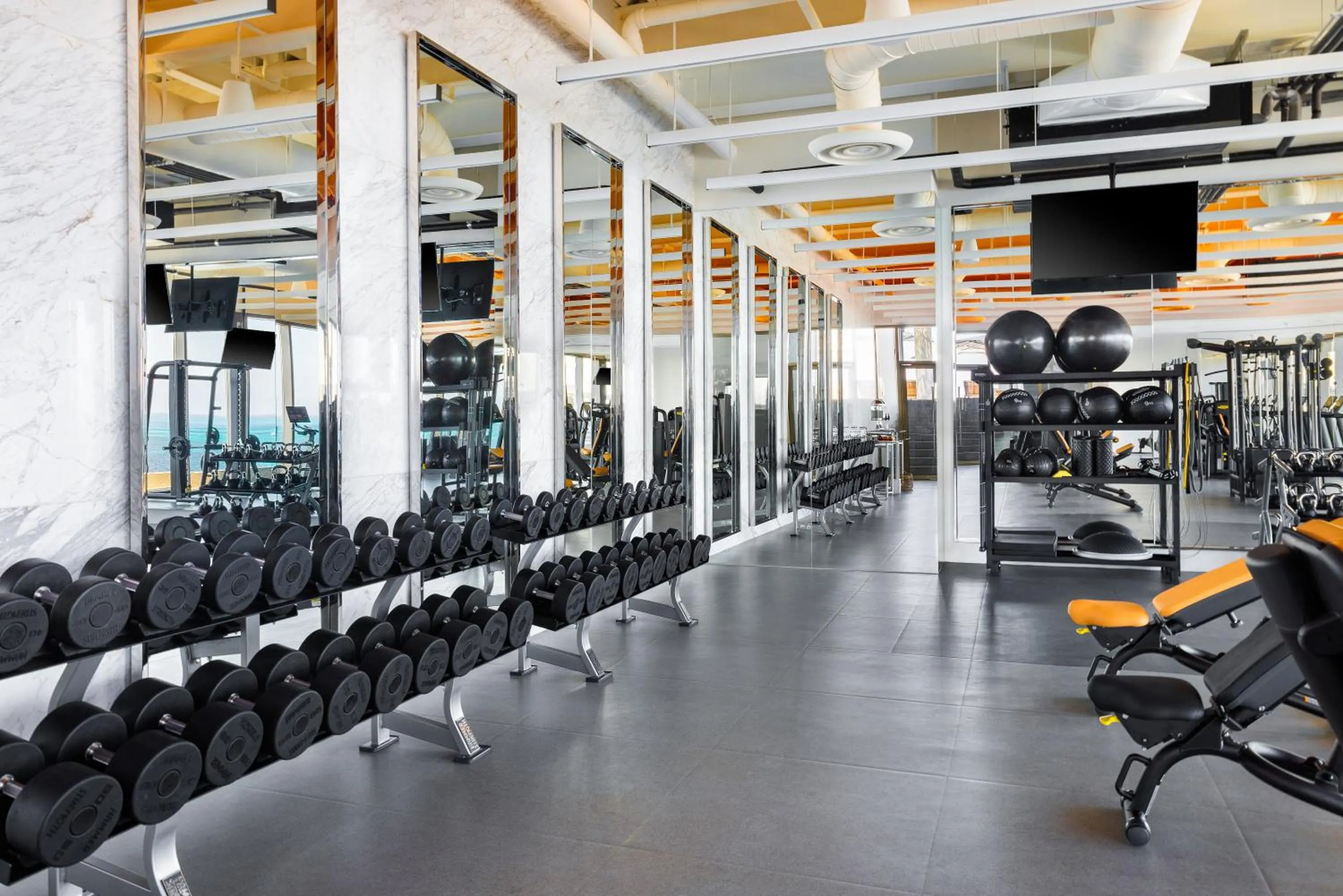 Fitness centre/facilities in Hotel Mousai Cancun Ocean Front Adults Only