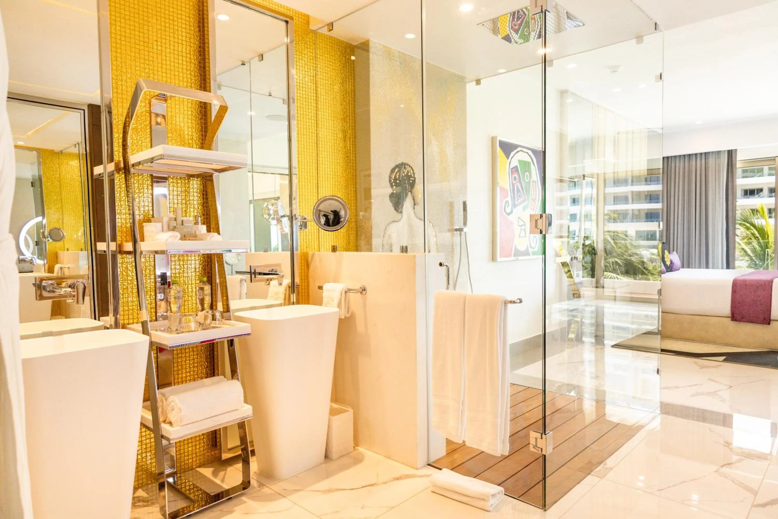 Bathroom in Hotel Mousai Cancun Adults Only