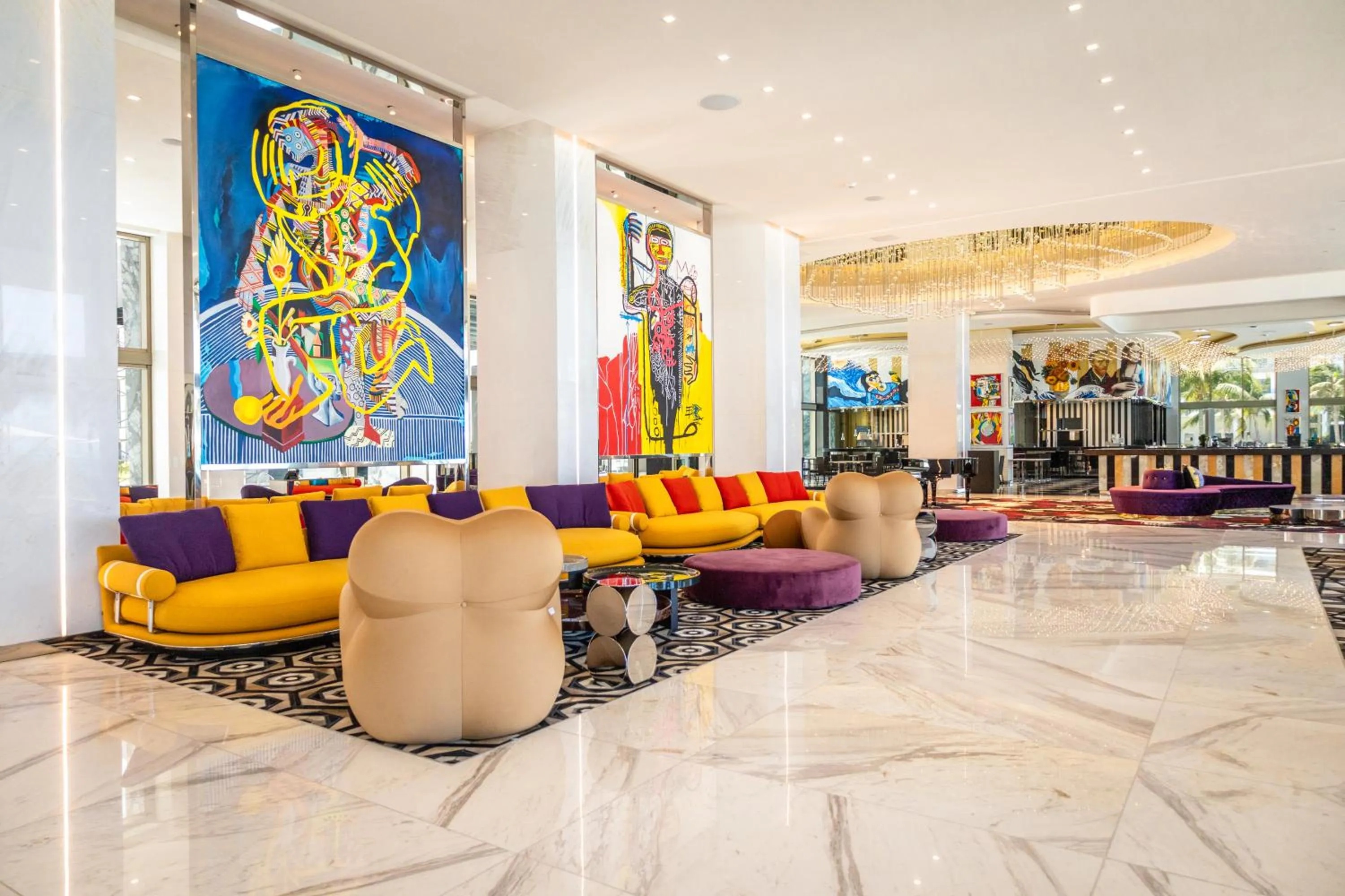 Lobby or reception in Hotel Mousai Cancun Adults Only