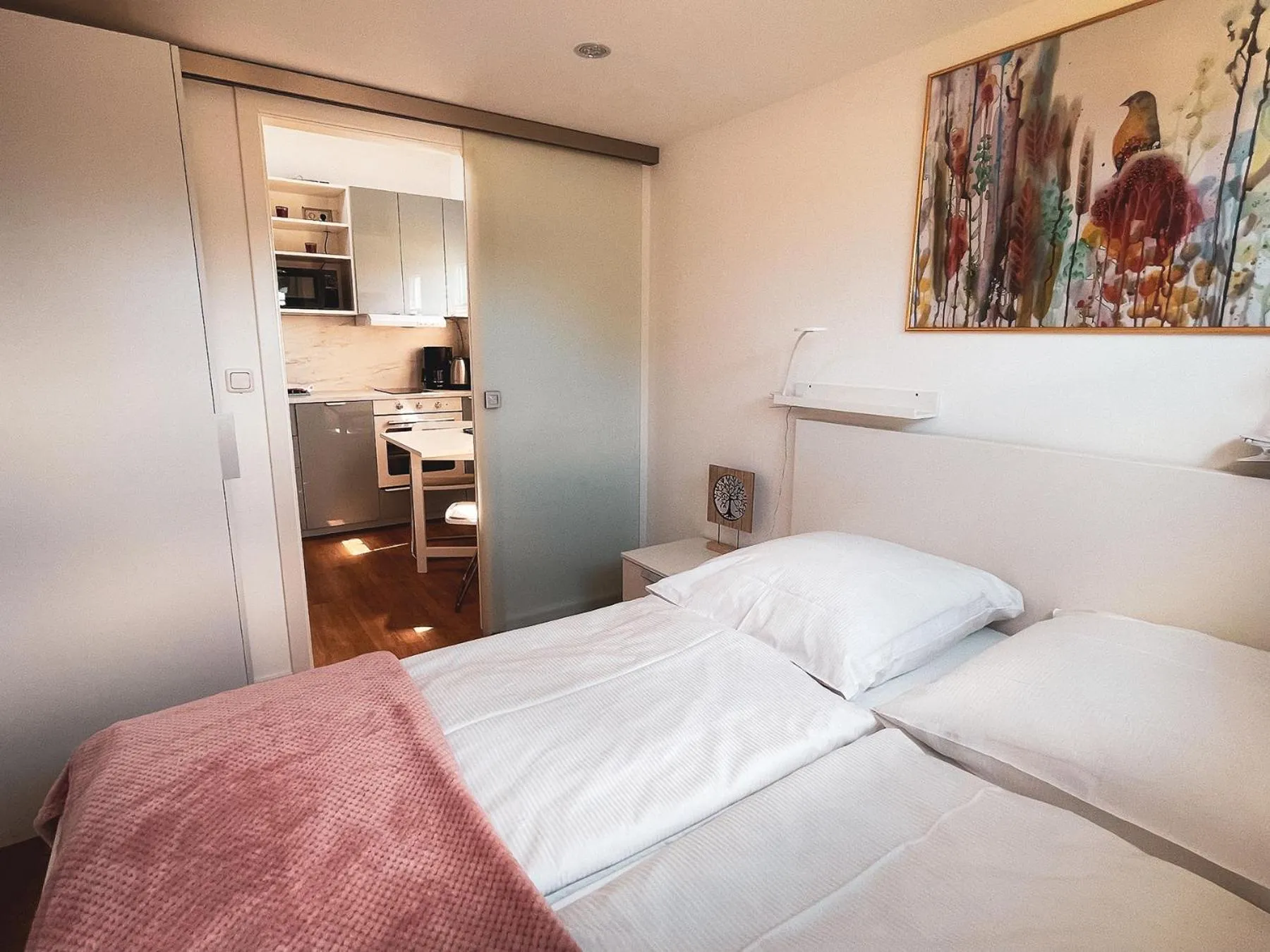 Bed in Prima Resort Boddenblick - Camping & Tiny House-Resort