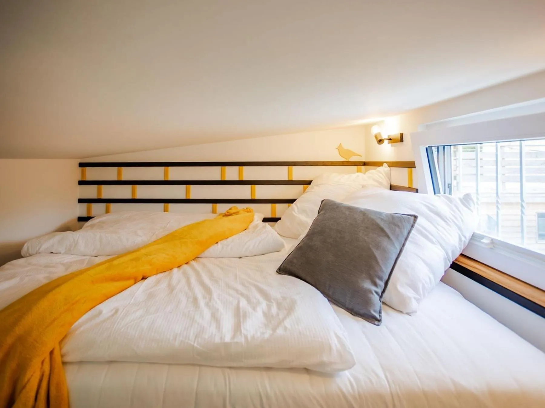 Bed in Prima Resort Boddenblick - Camping & Tiny House-Resort