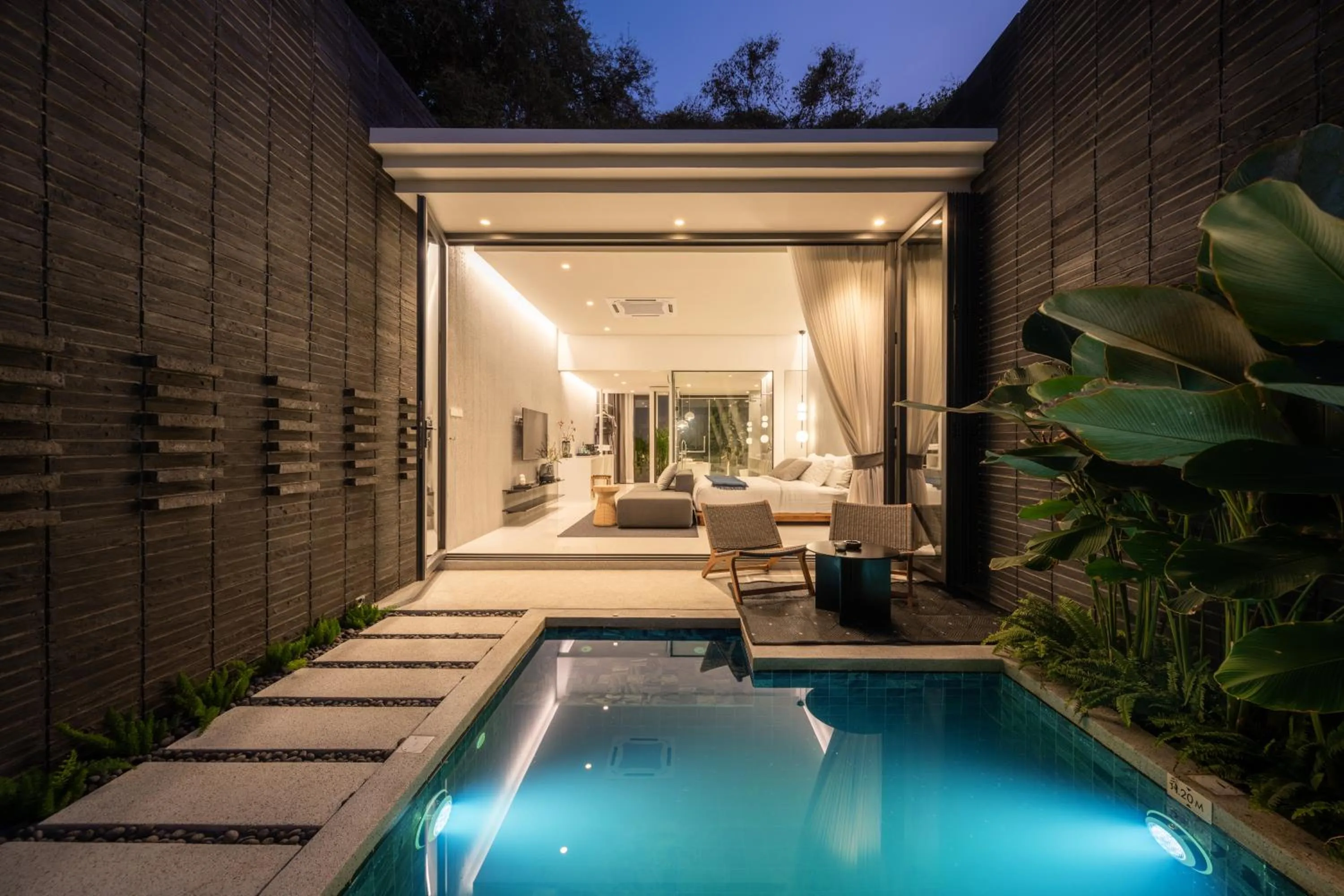 Pool view in Rhy.a Private Pool Villa