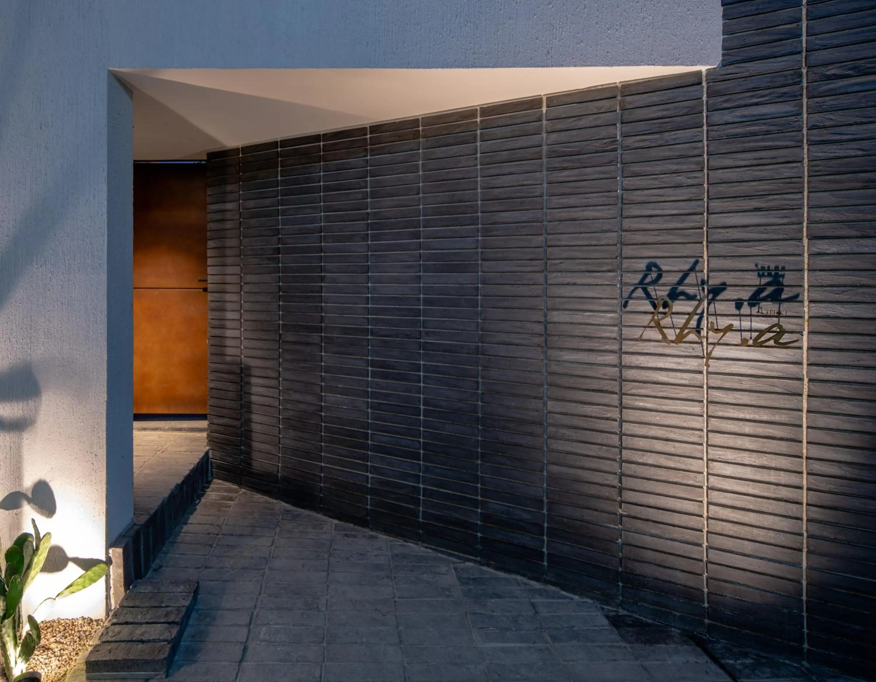 Property building in Rhy.a Private Pool Villa