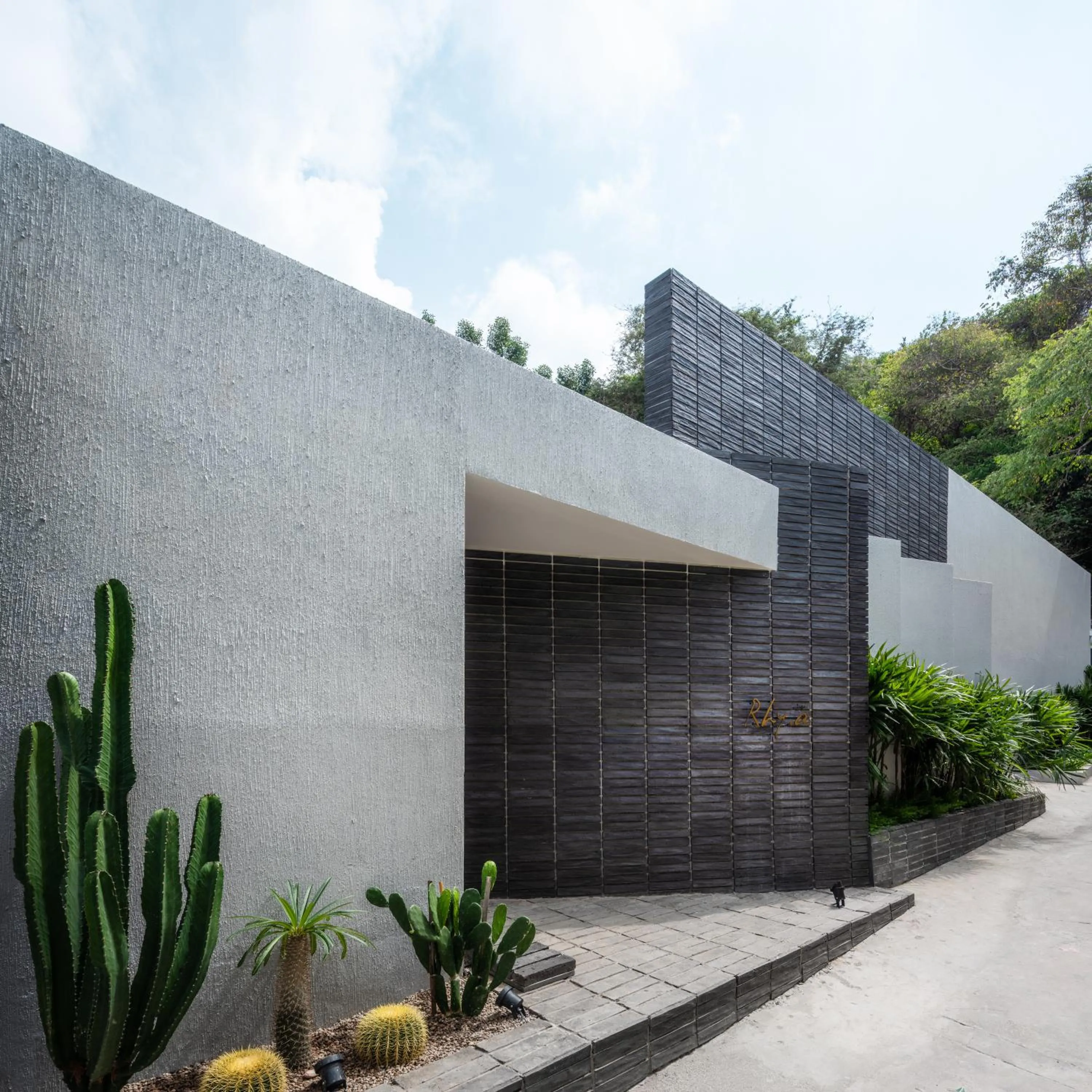 Property building in Rhy.a Private Pool Villa