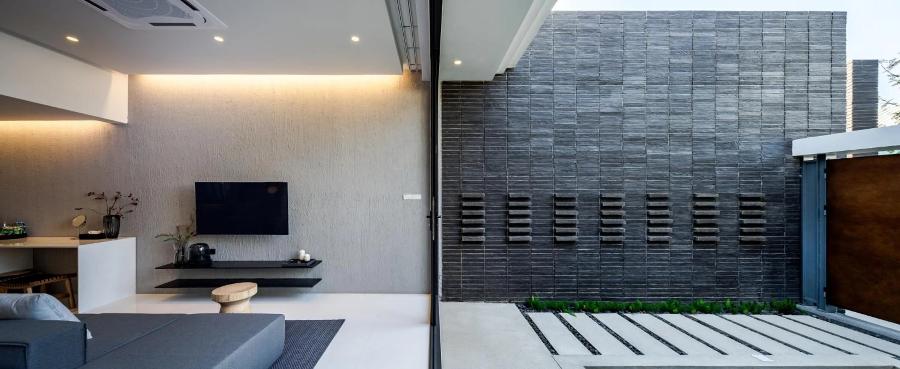 Living room in Rhy.a Private Pool Villa