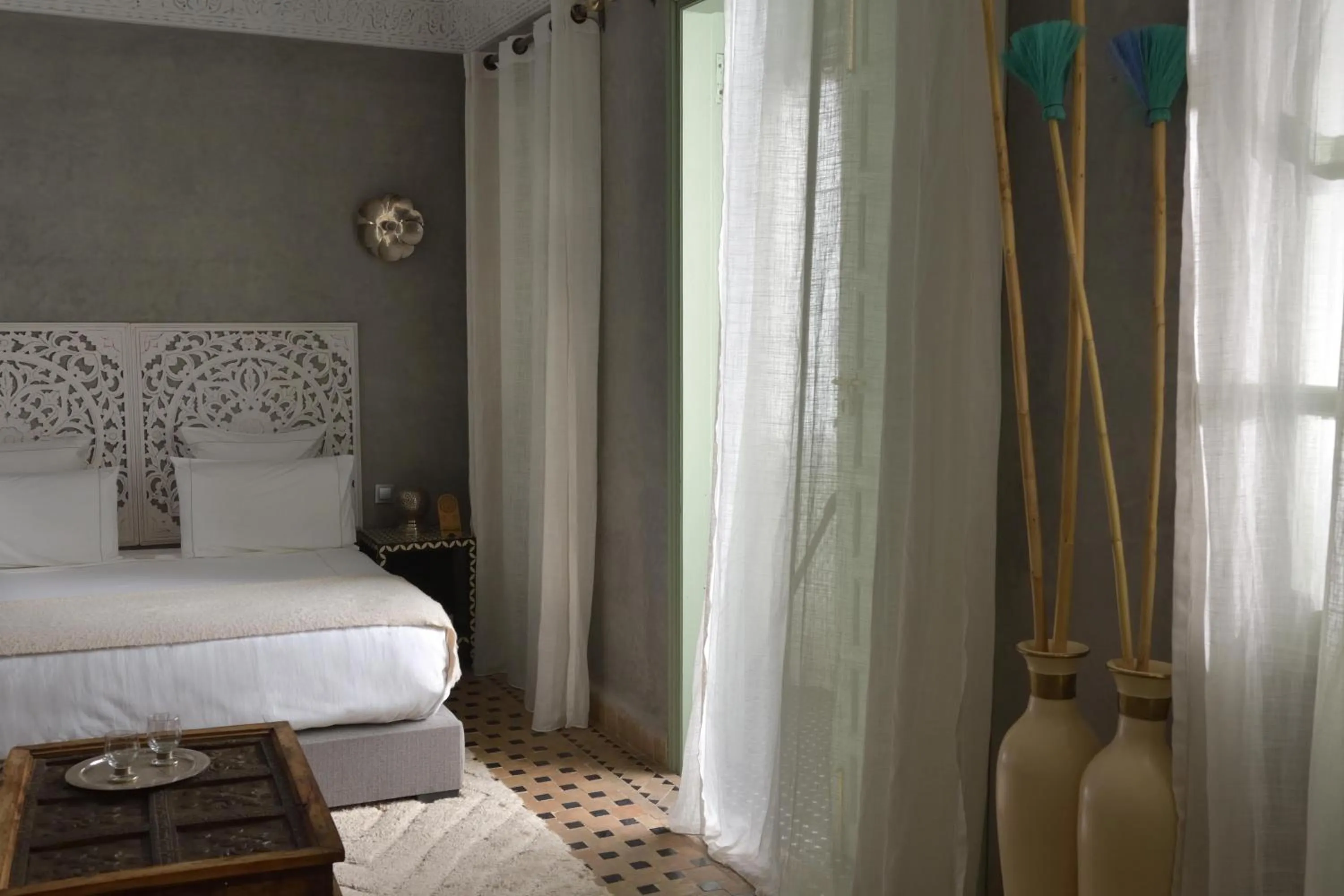 Photo of the whole room, Bed in Riad Palau Marrakech