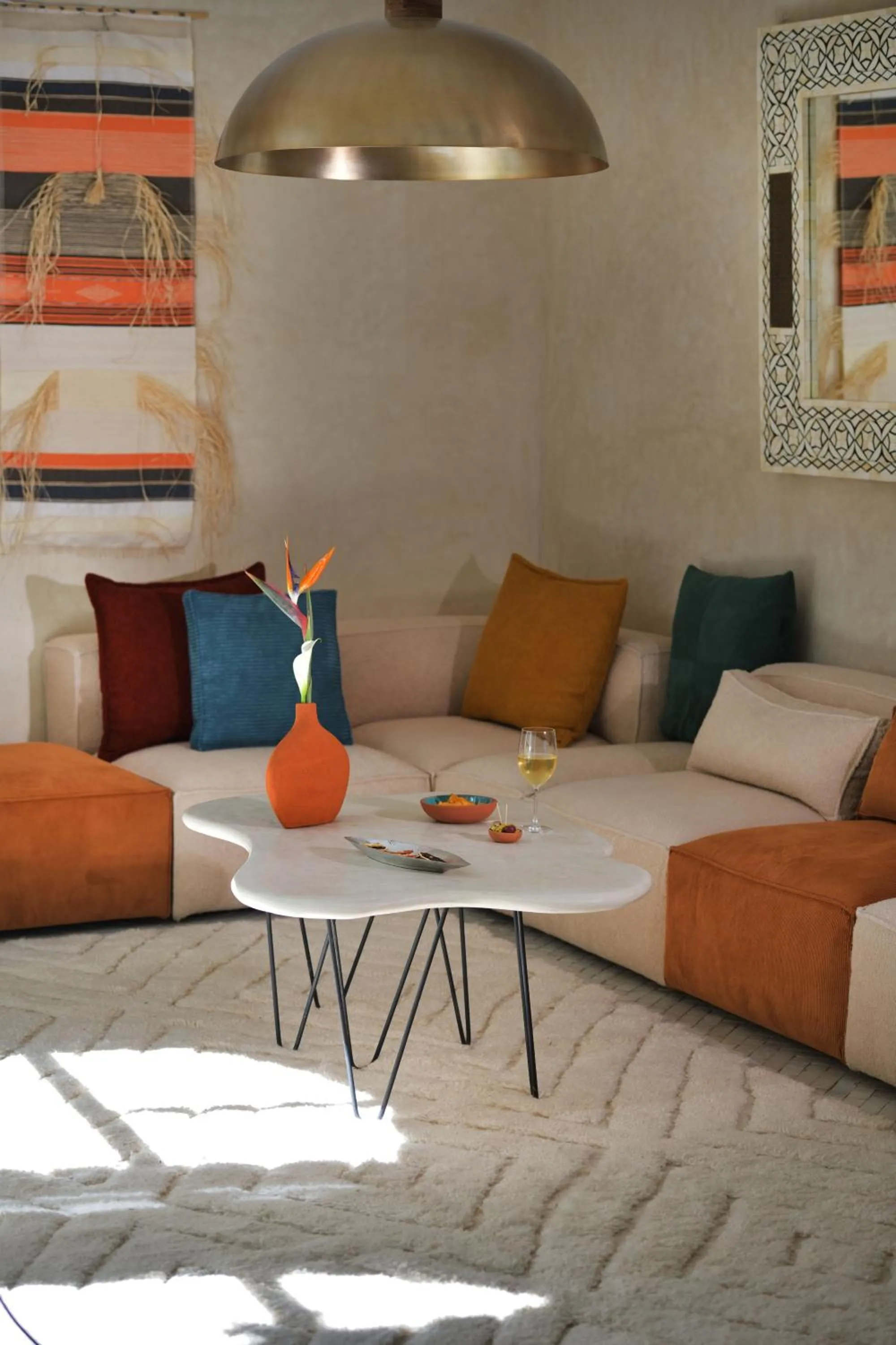 Living room in Riad Palau Marrakech