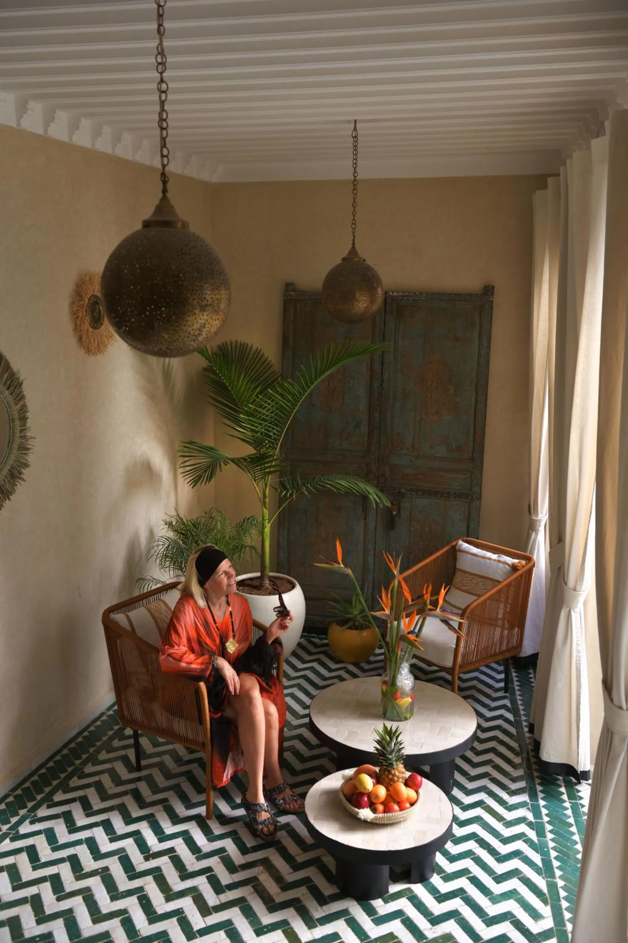 Living room in Riad Palau Marrakech