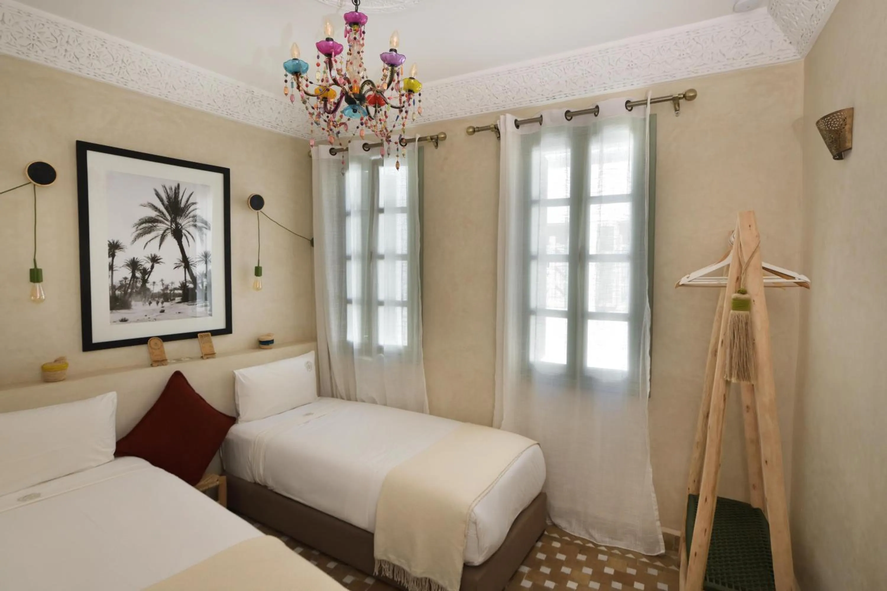 Bed in Riad Palau Marrakech