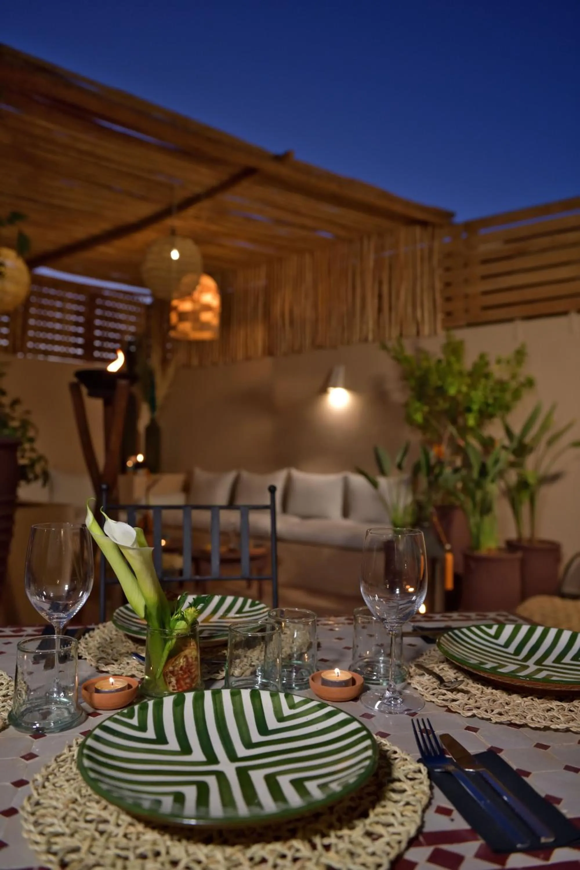 Patio in Riad Palau Marrakech