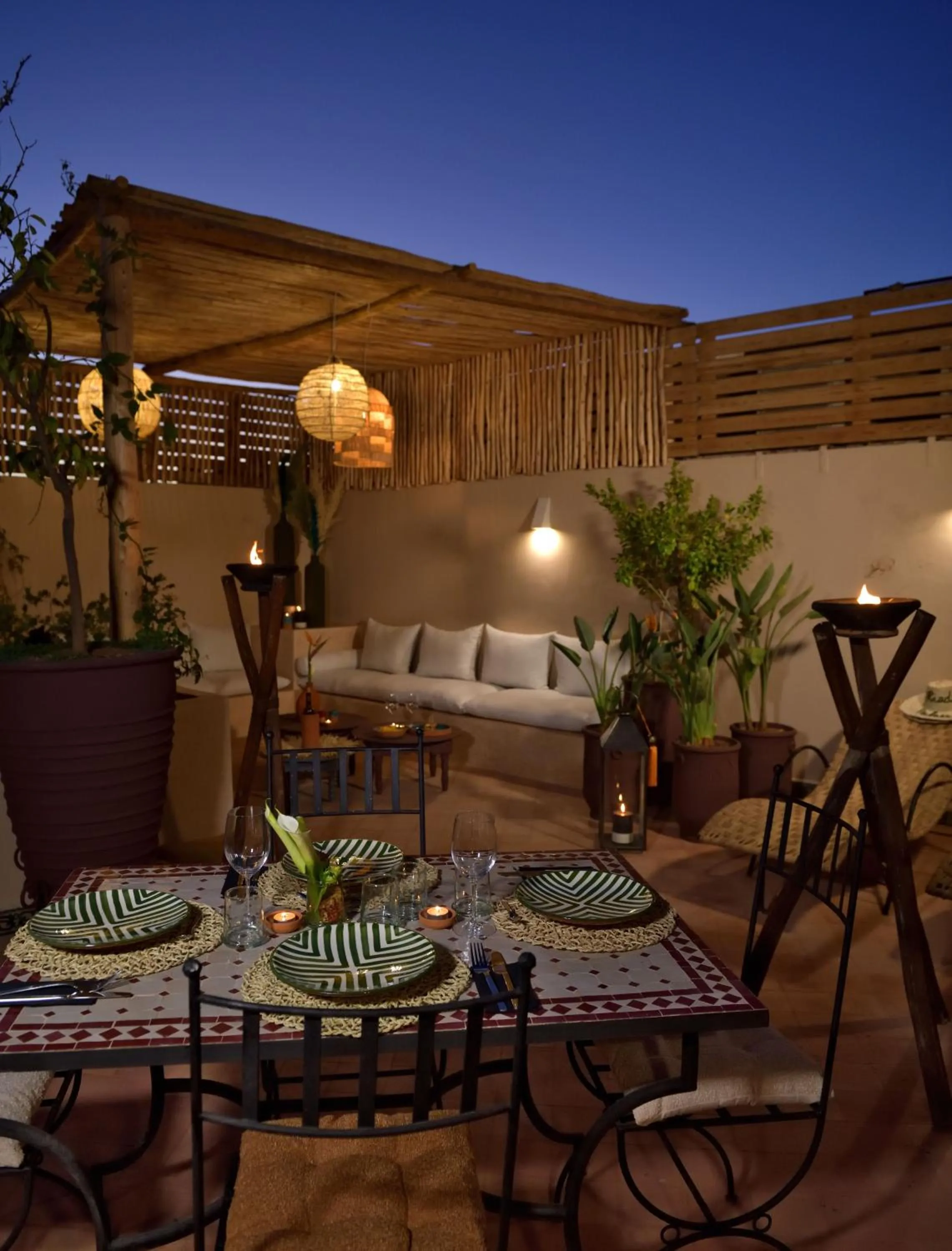 Patio in Riad Palau Marrakech