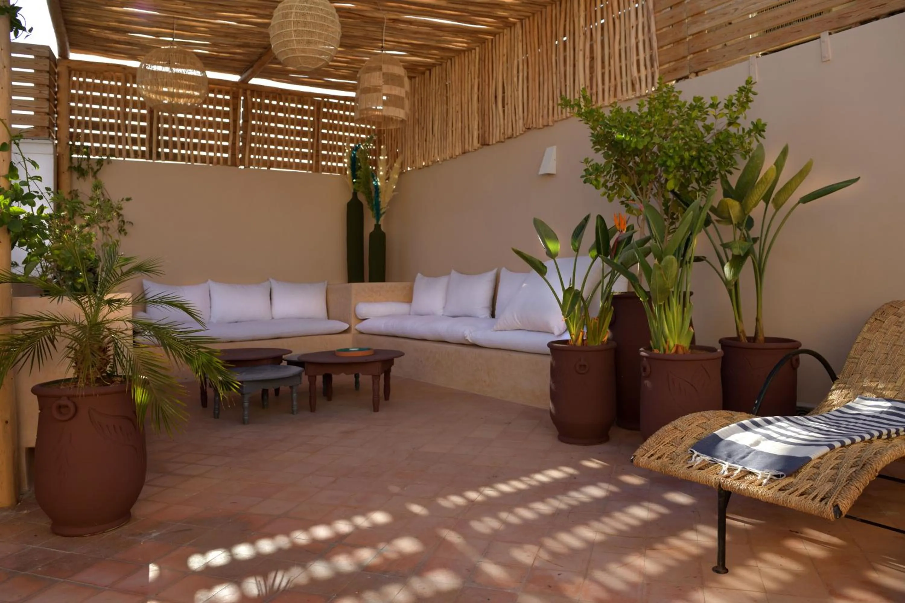 Balcony/Terrace in Riad Palau Marrakech
