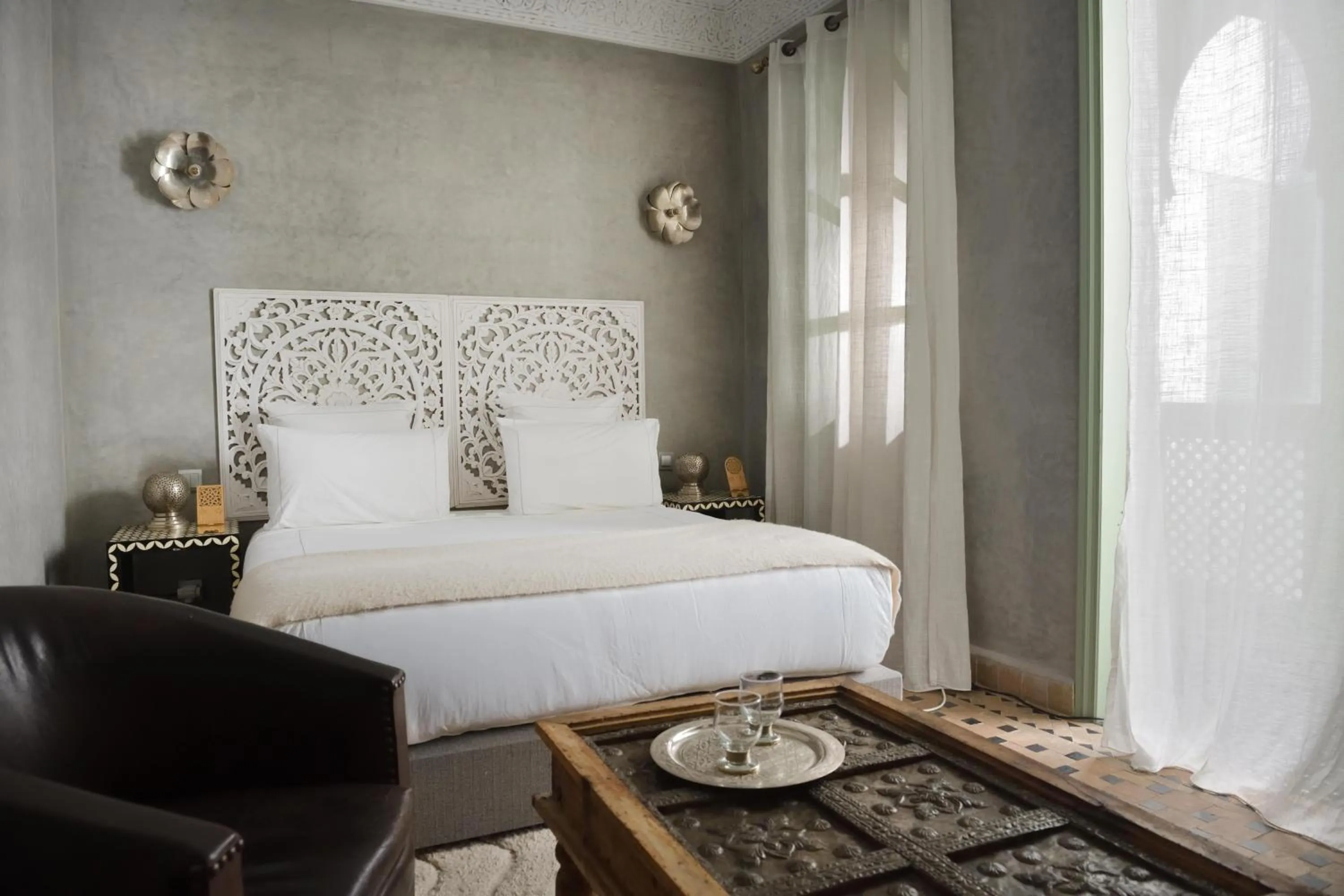 Photo of the whole room, Bed in Riad Palau Marrakech