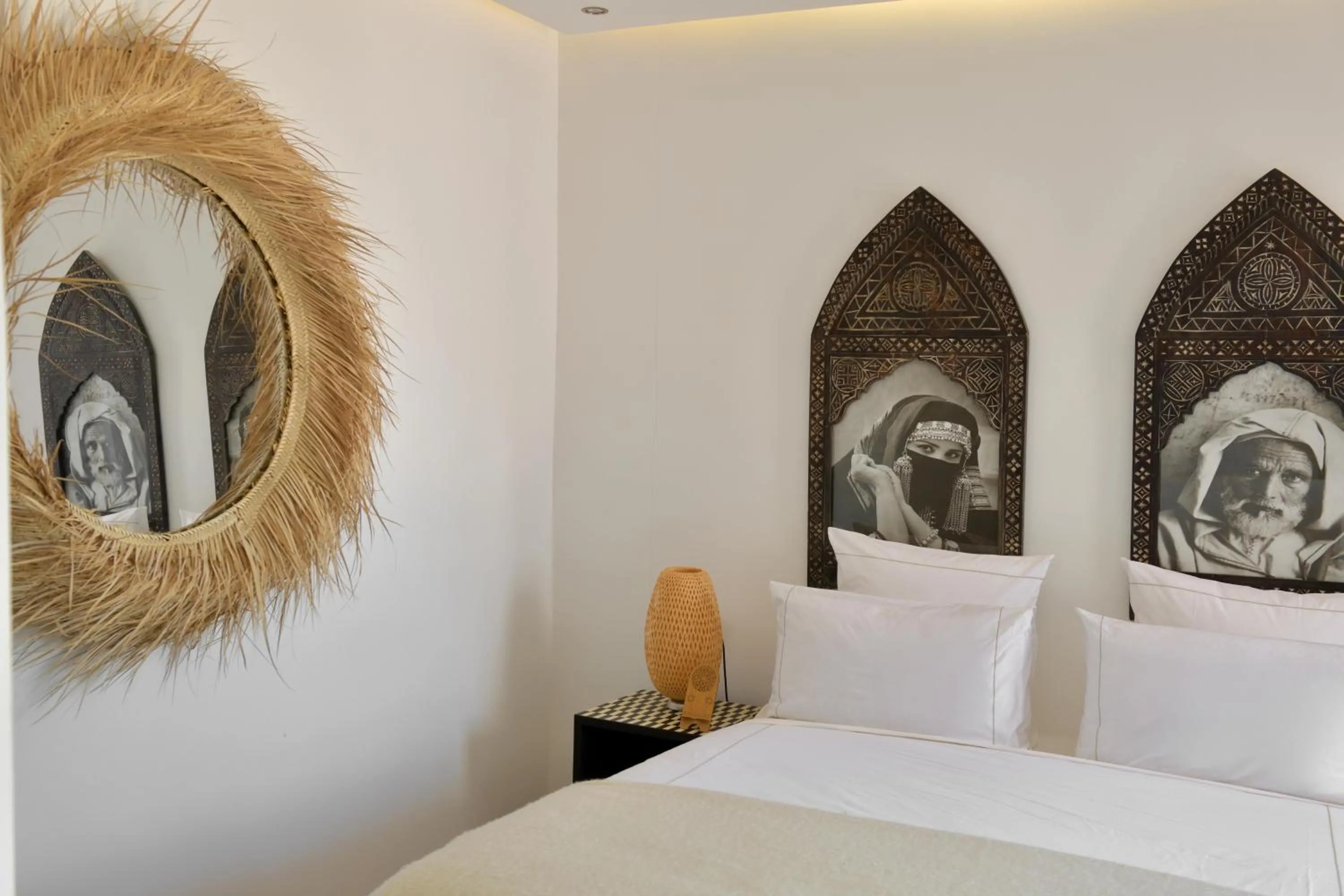 Bed in Riad Palau Marrakech