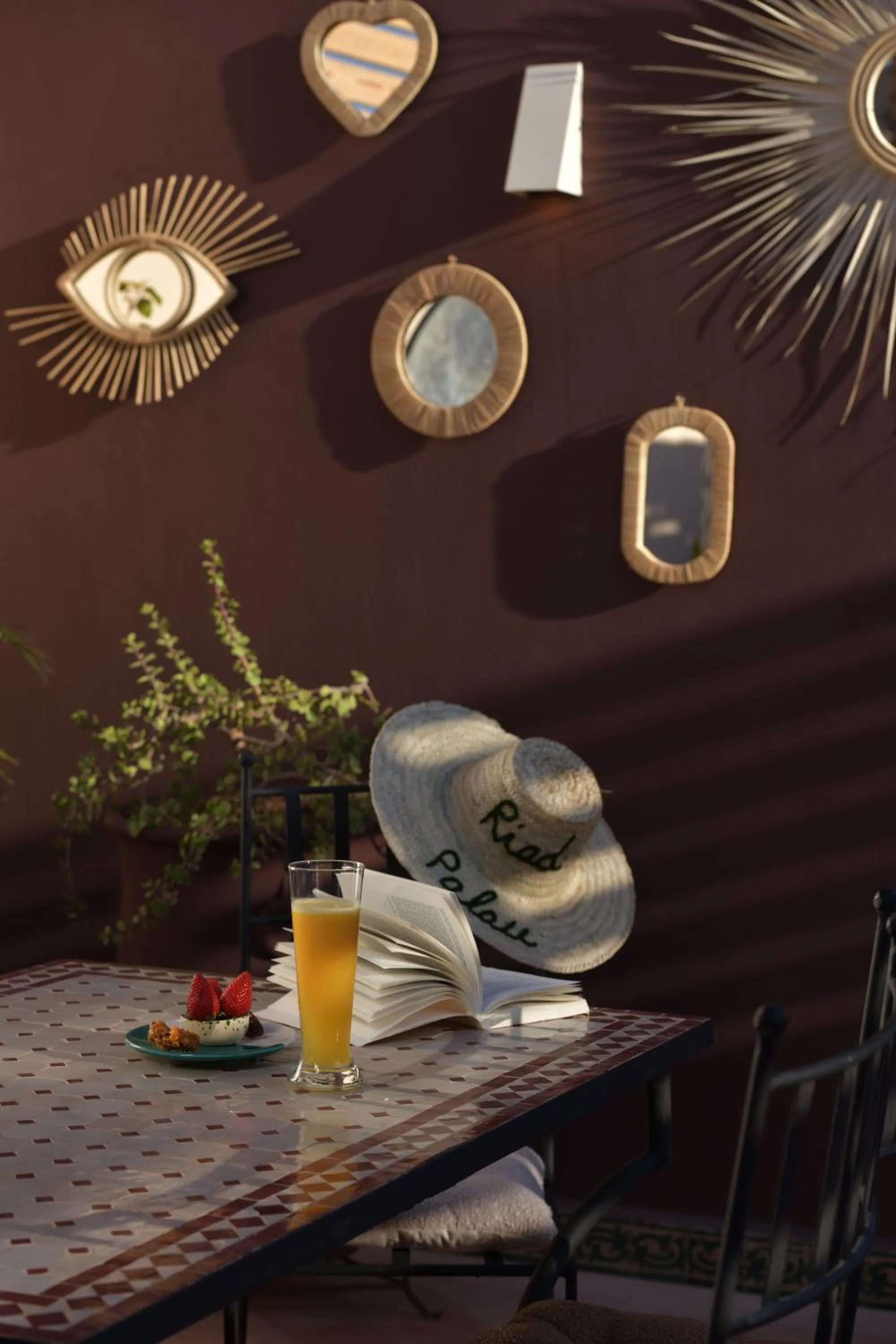 Balcony/Terrace in Riad Palau Marrakech