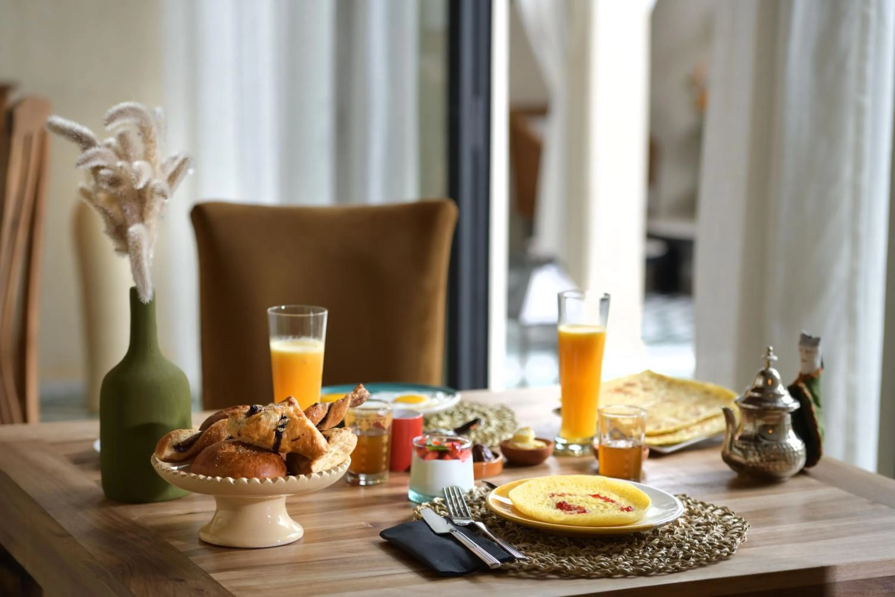 Food and drinks in Riad Palau Marrakech