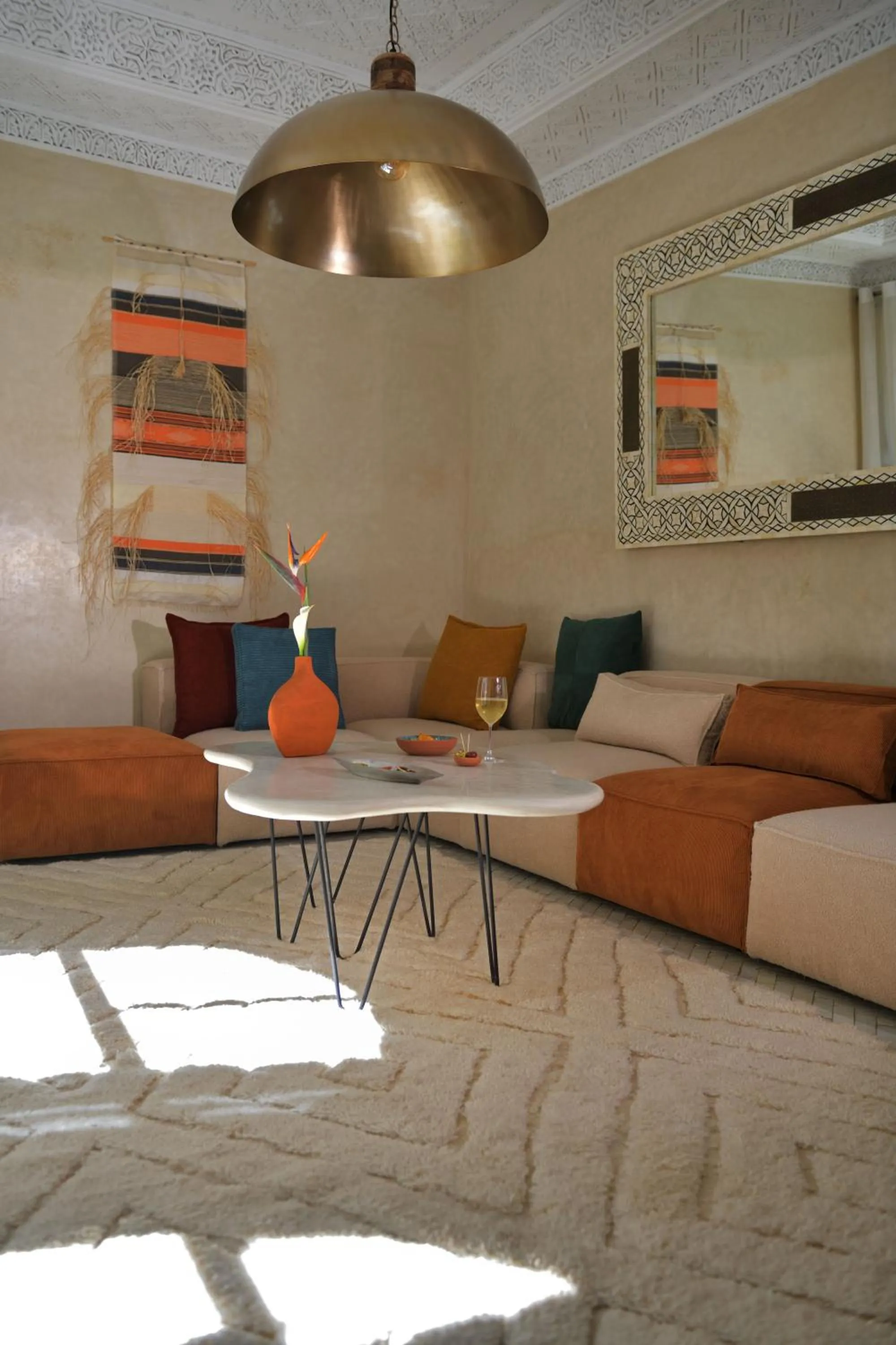 Living room in Riad Palau Marrakech