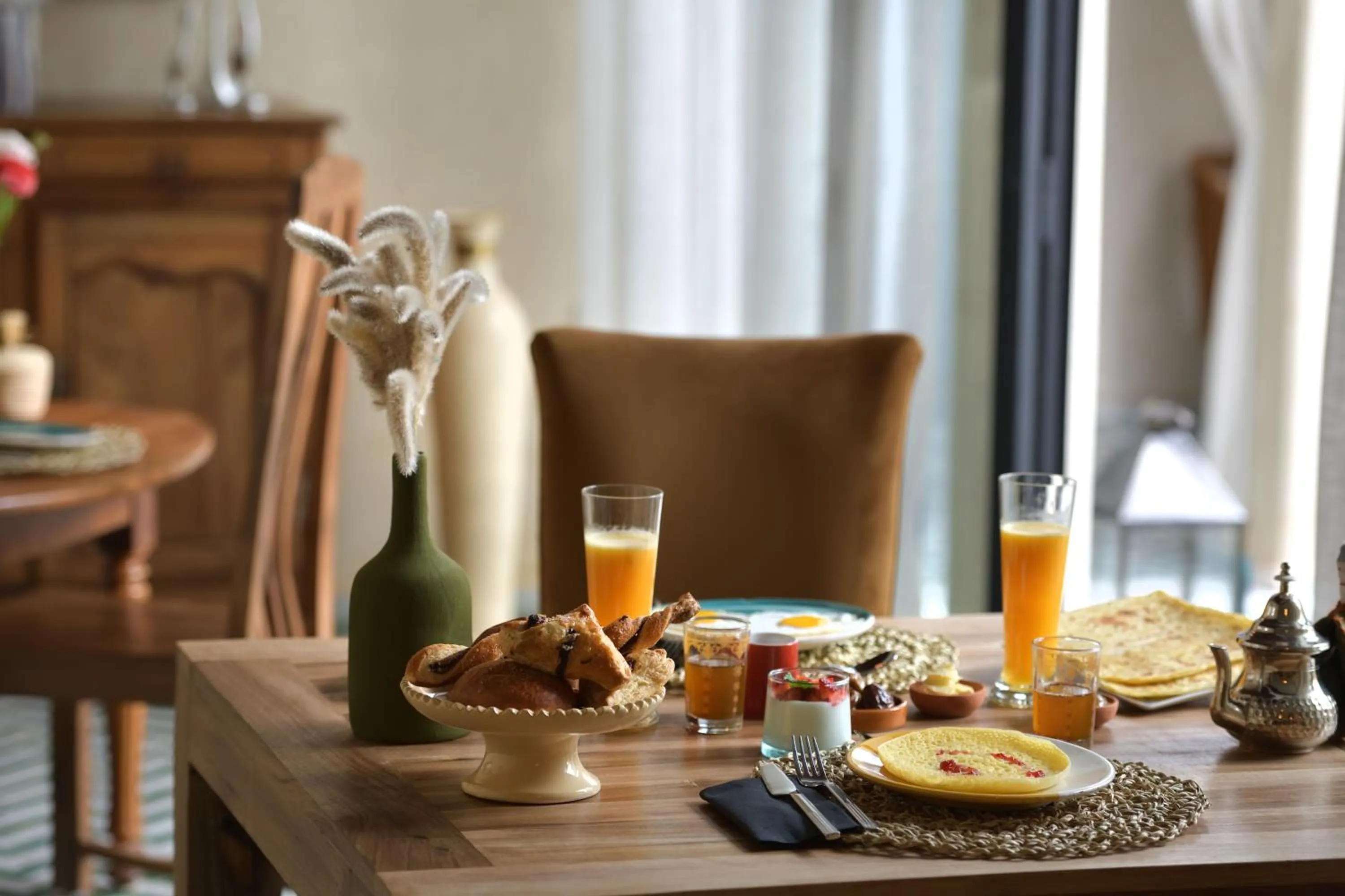 Food and drinks in Riad Palau Marrakech