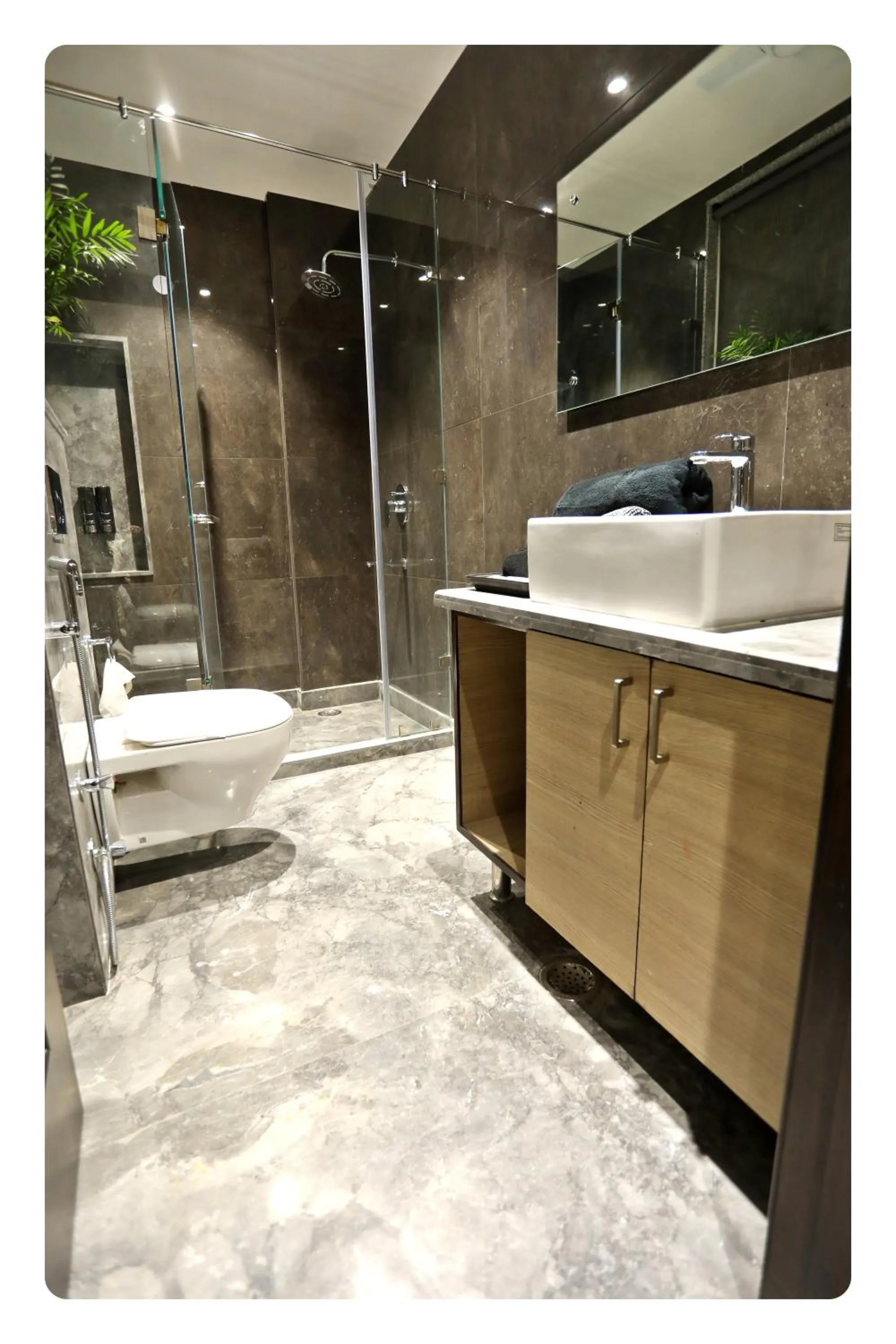 Bathroom in KRYC Luxury Living near Indraprastha Apollo Hospital