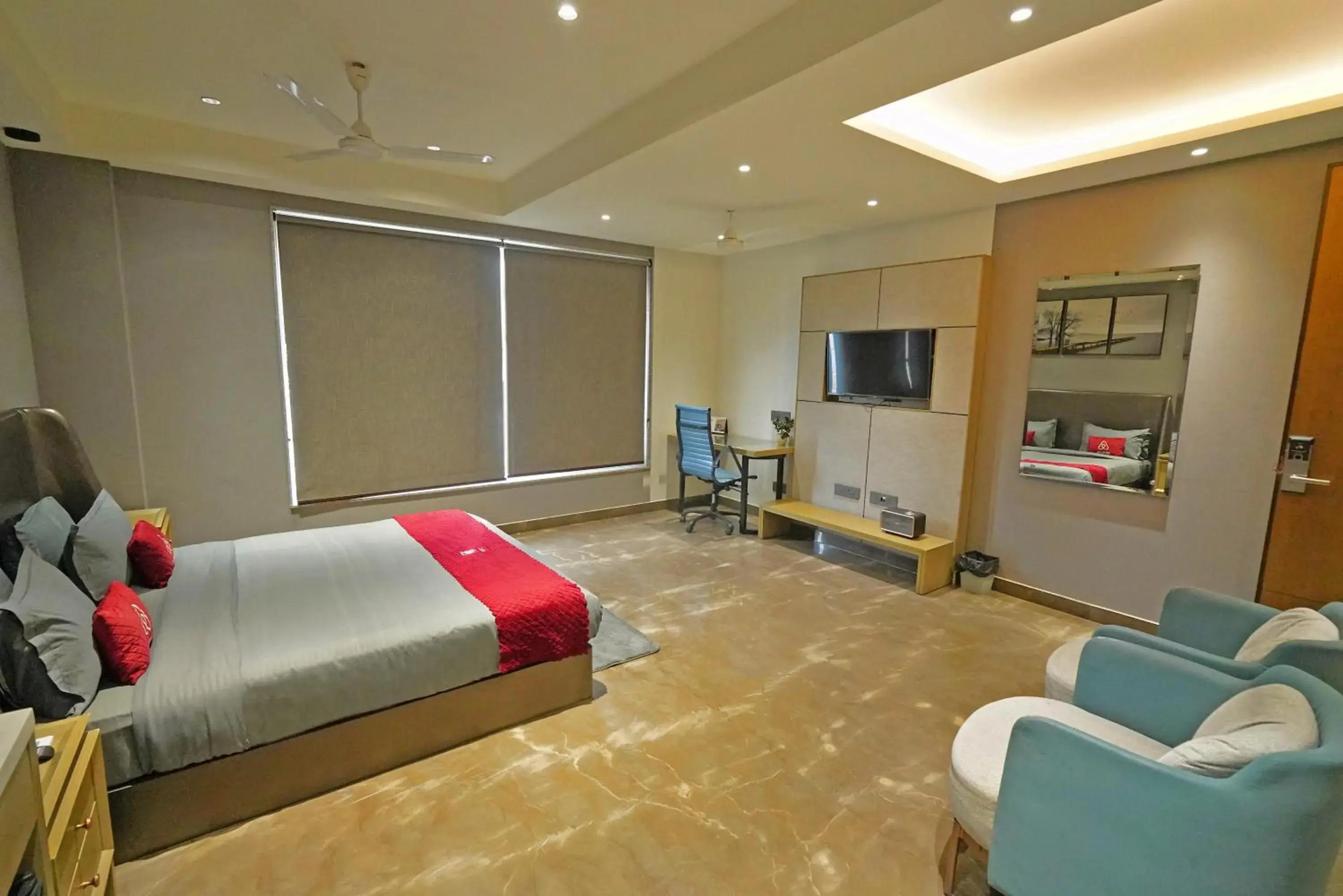 Bedroom, Bed in KRYC Luxury Living near Indraprastha Apollo Hospital Bedroom, Bed in KRYC Luxury Living near Indraprastha Apollo Hospital