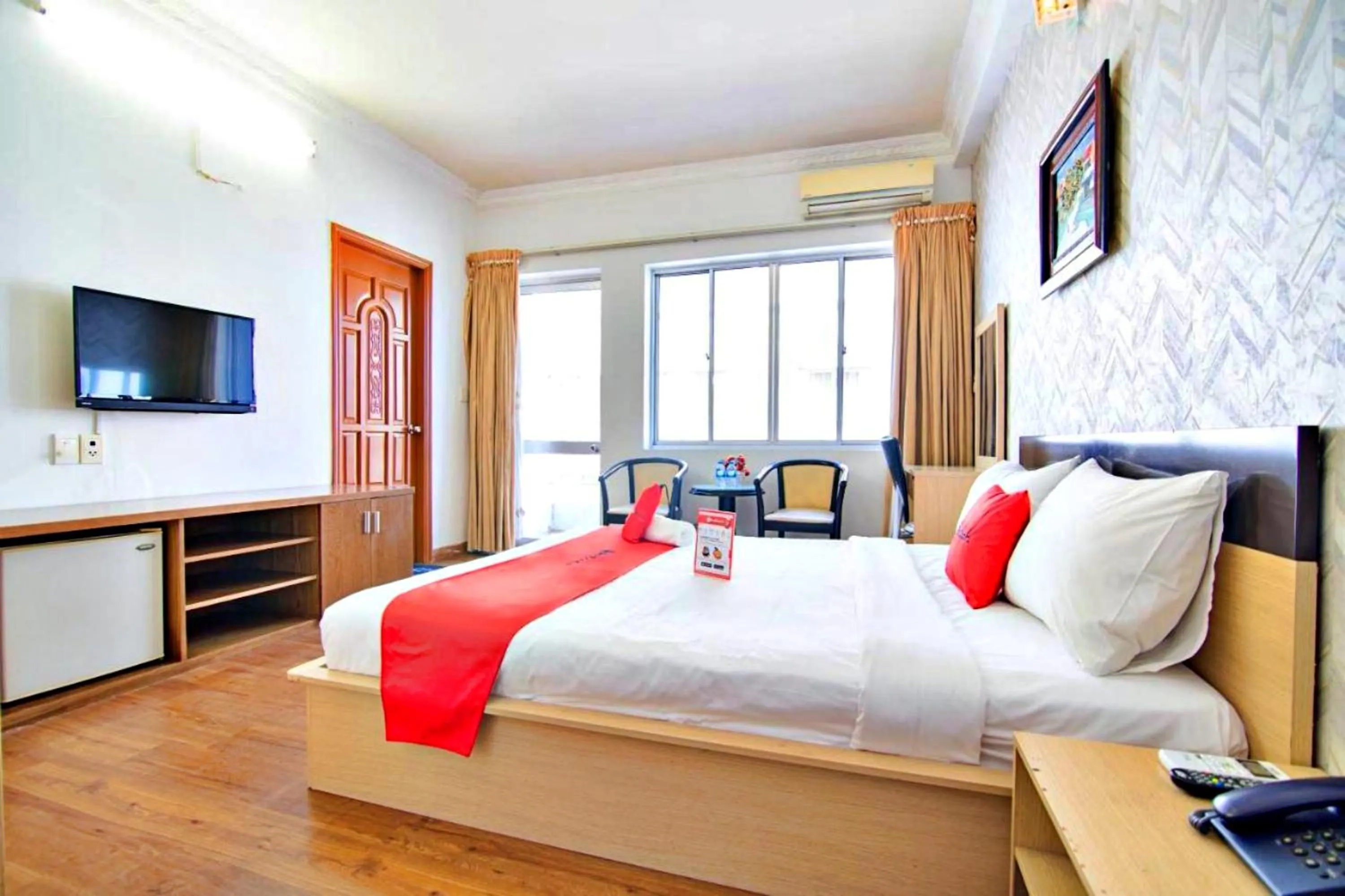 Bed in HANZ Quynh Giang Hotel