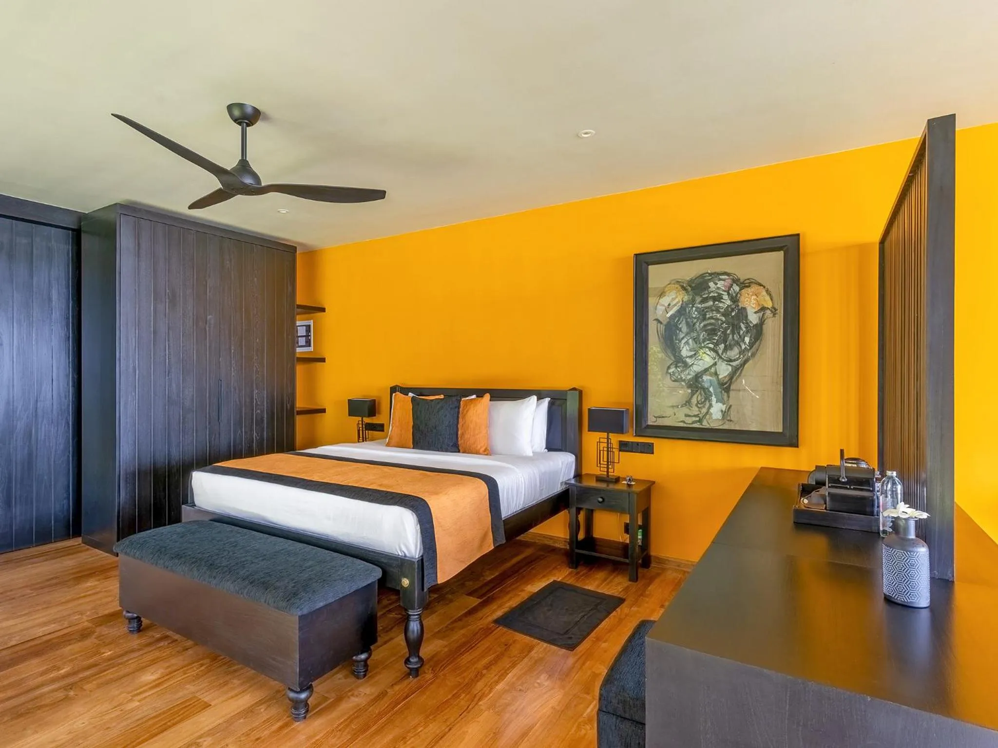 Photo of the whole room, Bed in DORMERO Hotel Sri Lanka Hikkaduwa Beach